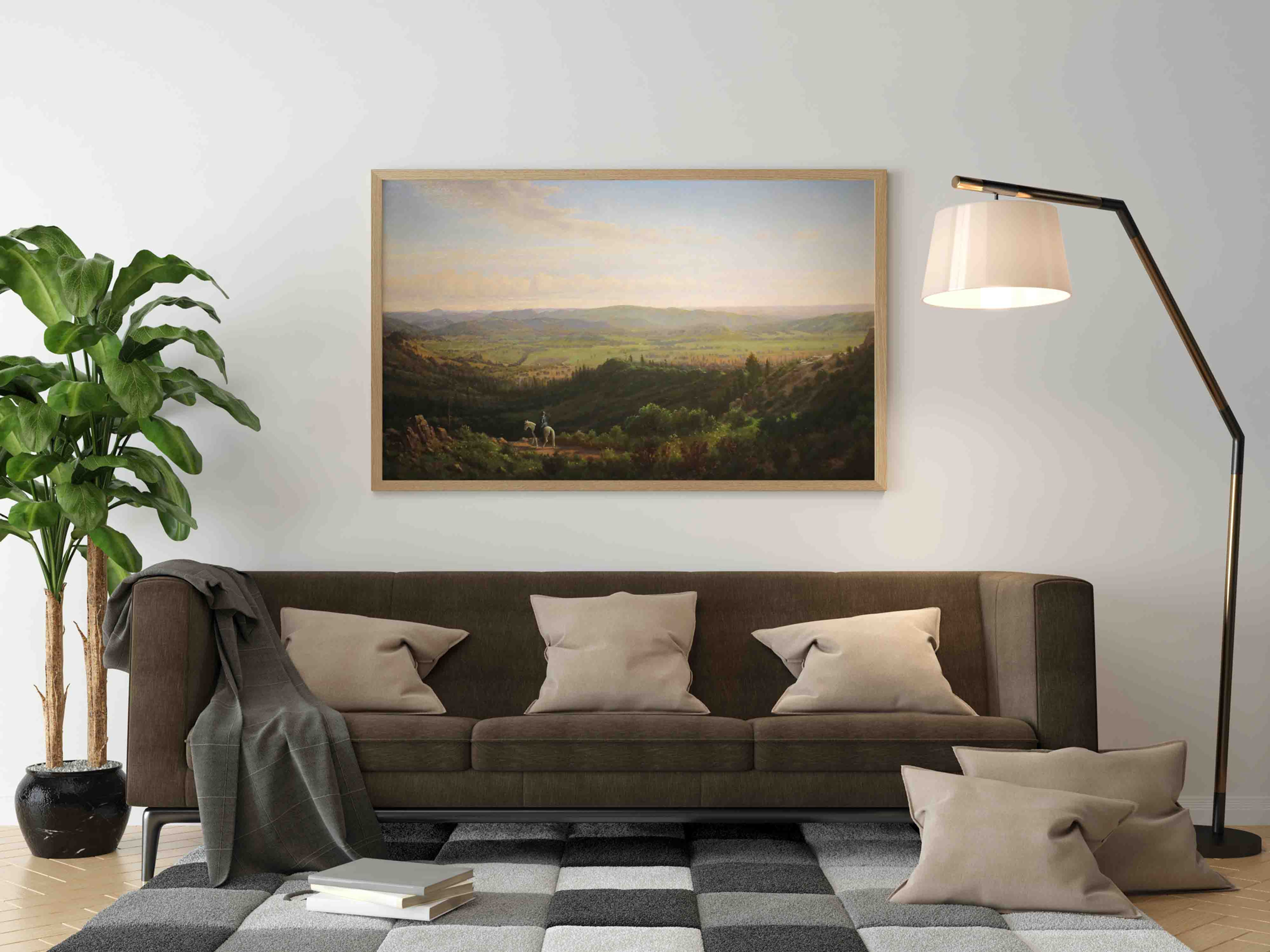 Virgil Williams: Knight's Valley from the Slopes of Mount St. Helena Wall Art