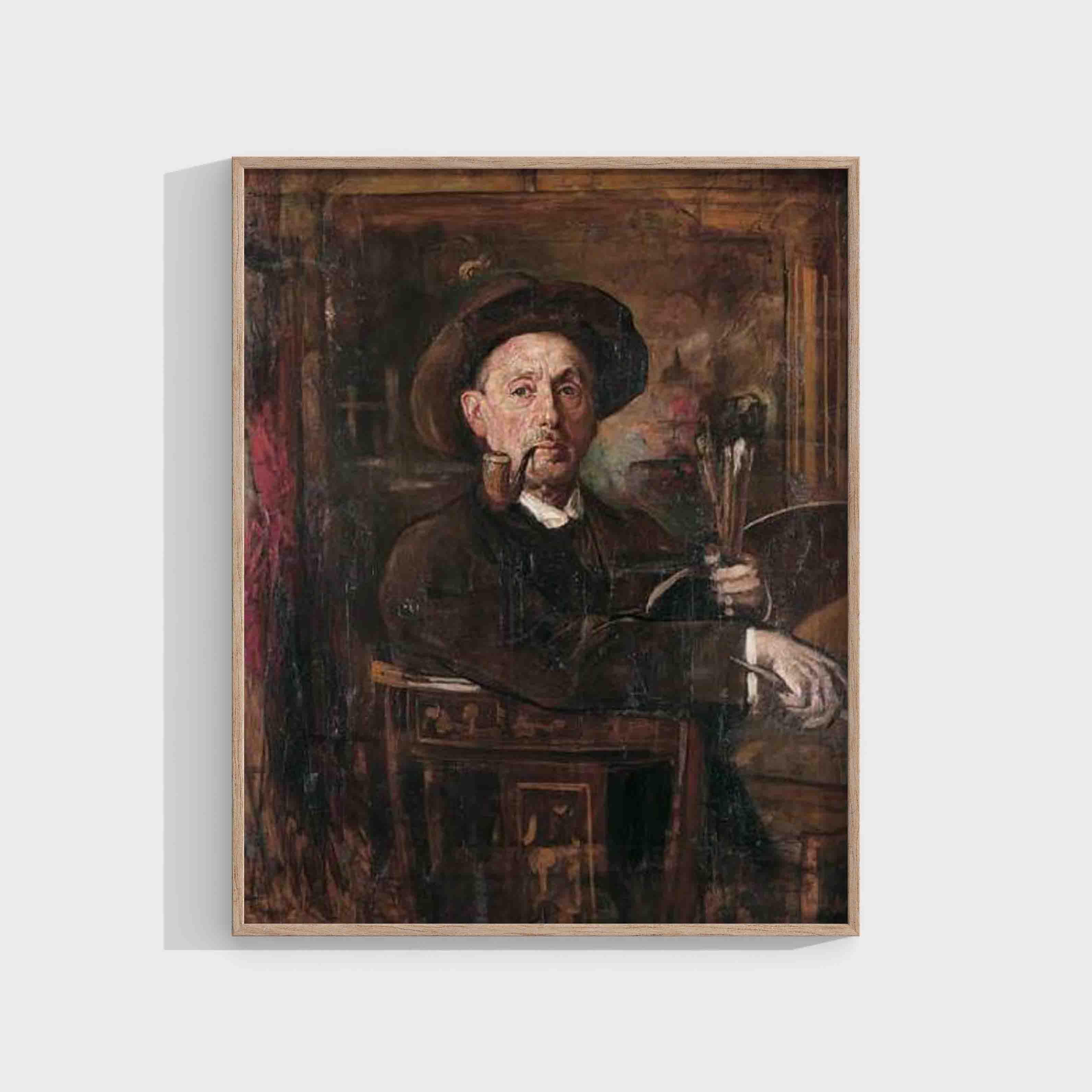 Gyula Tornai : Self-portrait