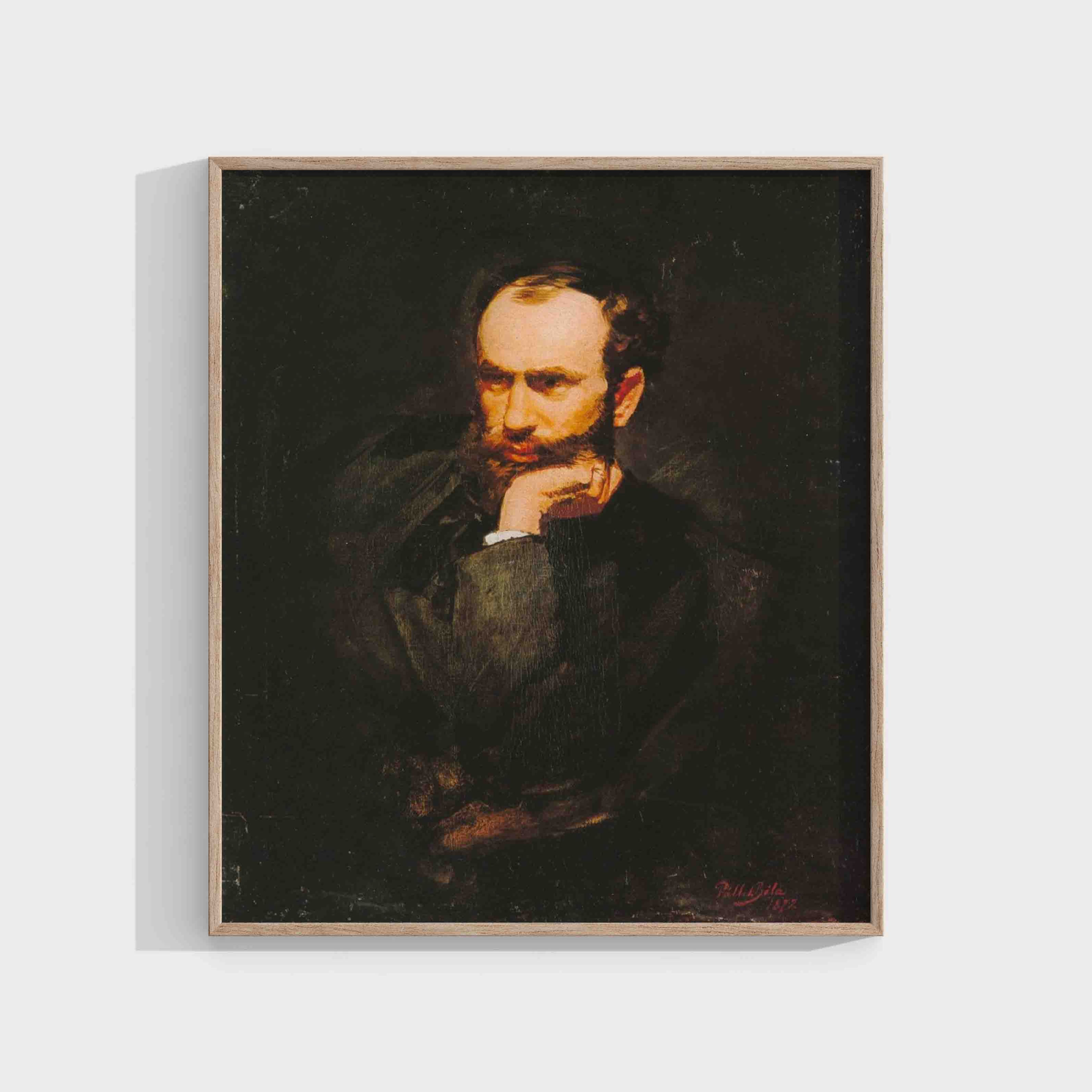 Géza Mészöly (1872) portrait by Béla Pállik