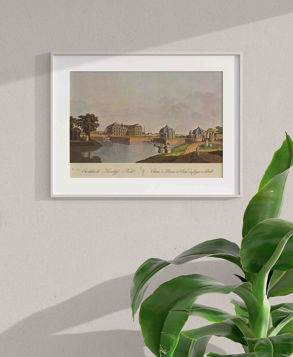 Schloss Augustusburg von Osten Johann Andreas Ziegler