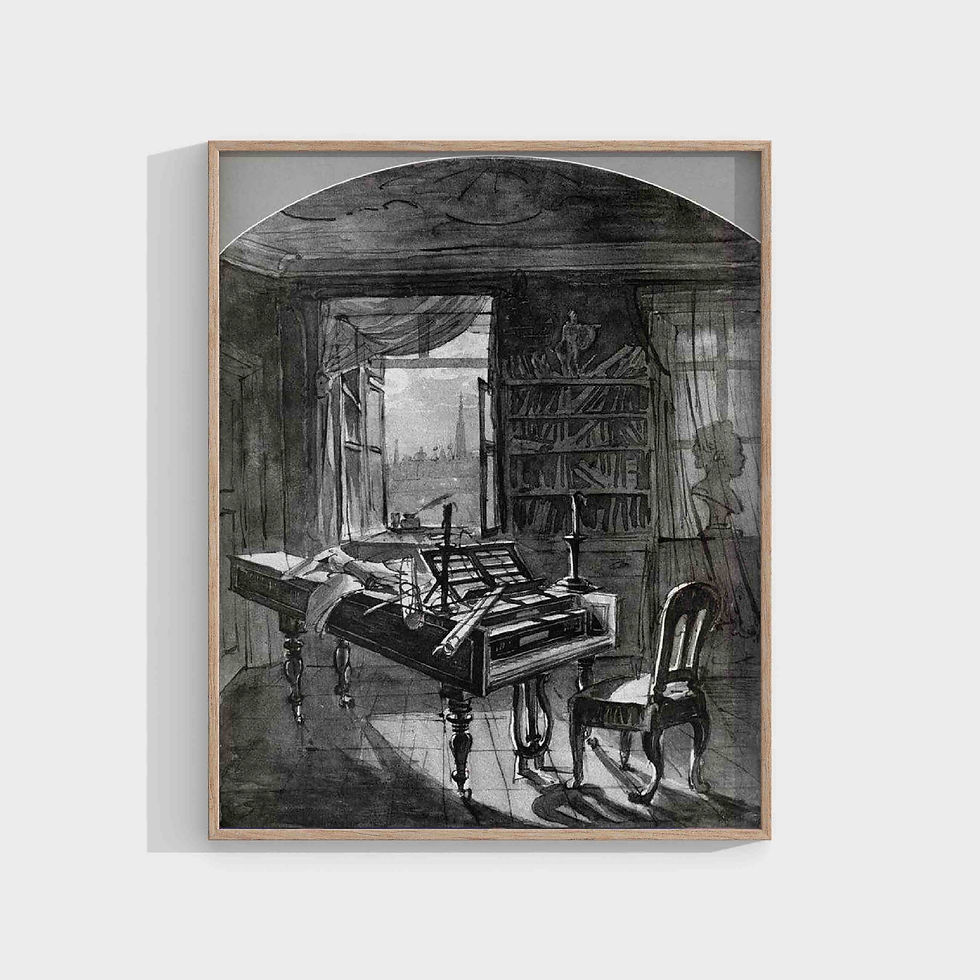 Johann Nepomuk Hoechle : Beethoven's Room