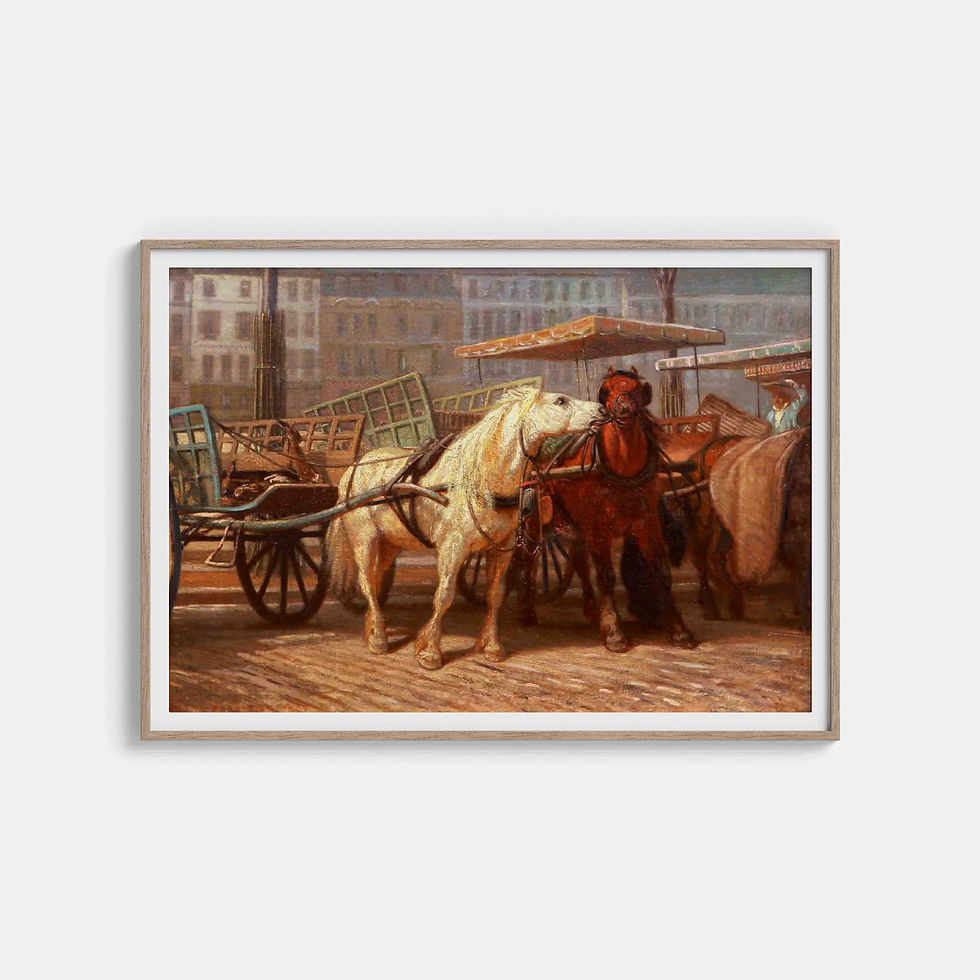 Viktor Barvitius : Carts on the Waterfront