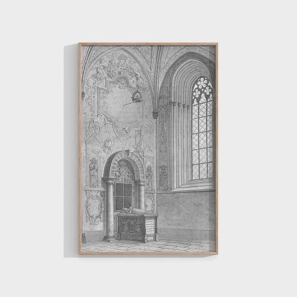 Willem Boy : Queen Catherine Jagellon's grave at Uppsala