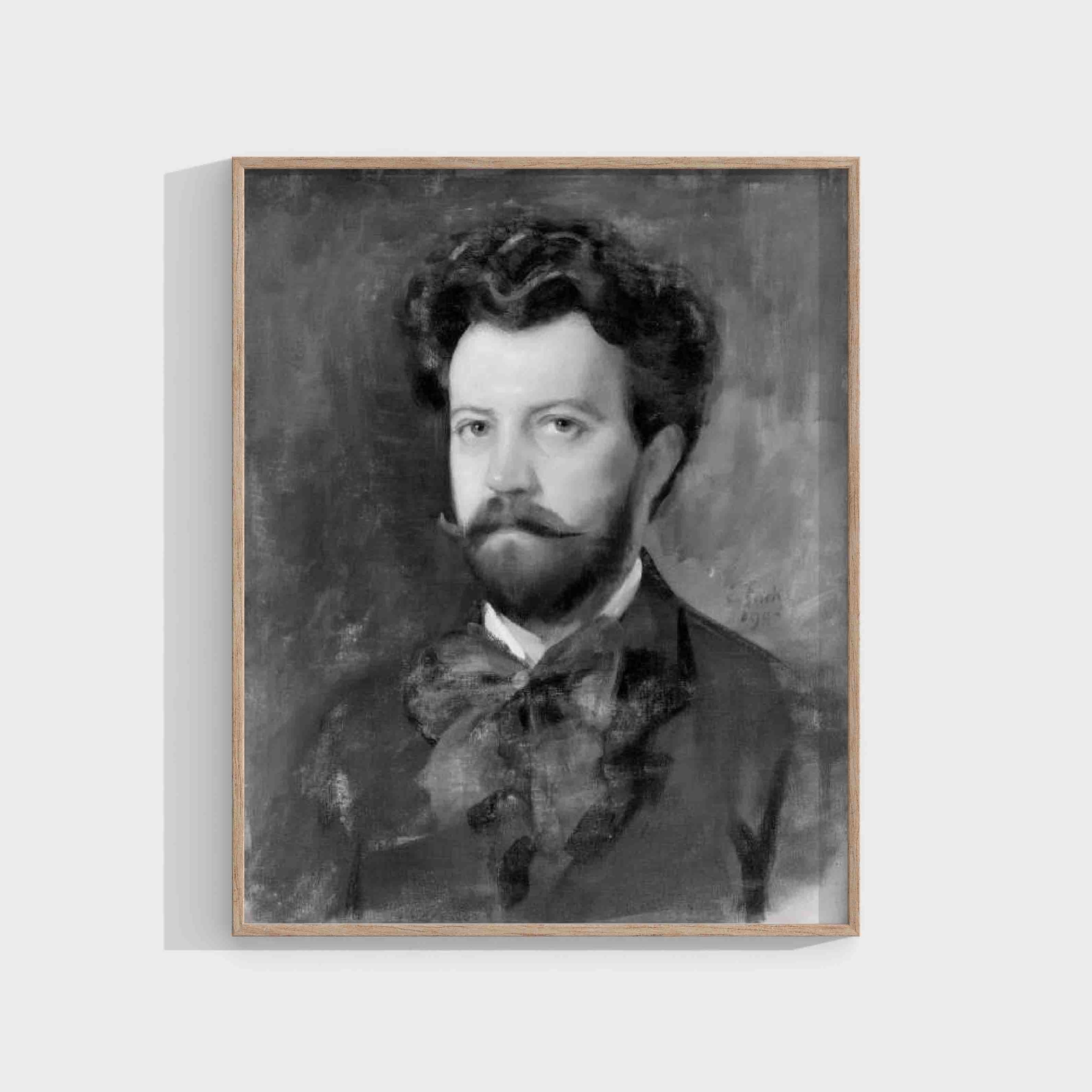 Self-portrait by Emil Fuchs Brooklyn Museum