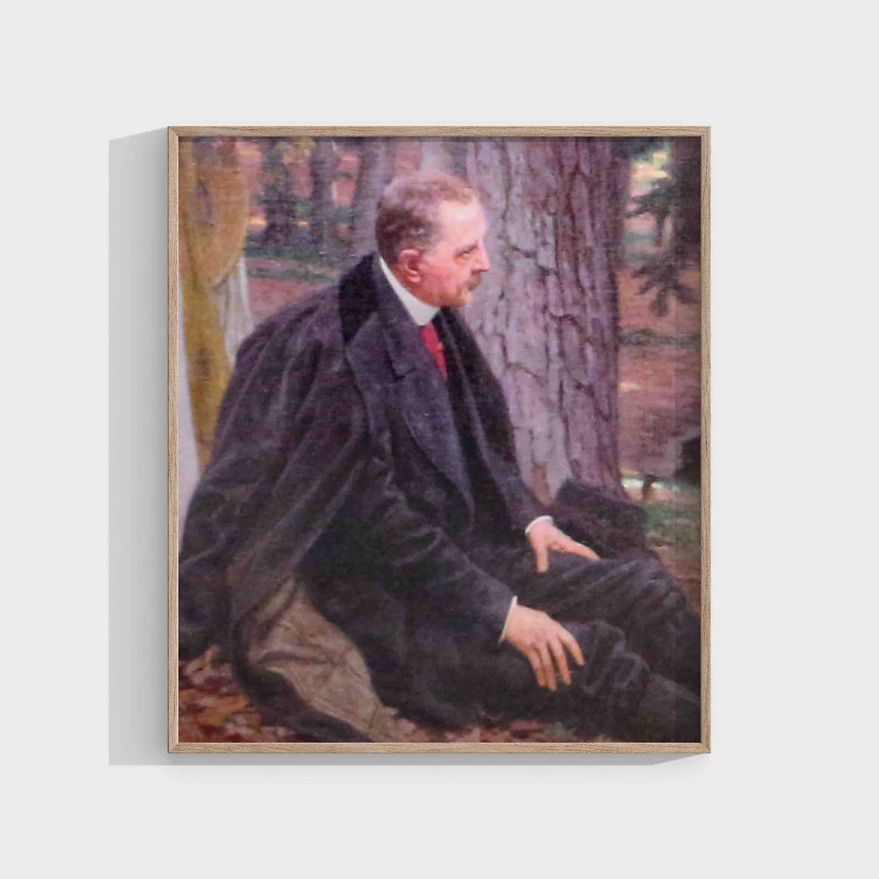 Friedrich König : Painter Friedrich König and Ida Kupelwieser in the fores