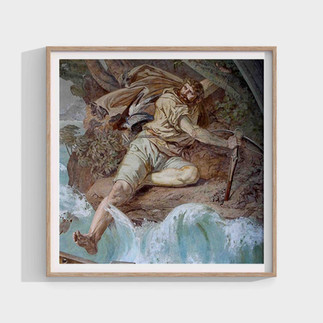 The Leap of William Tell by Ernst Stückelberg