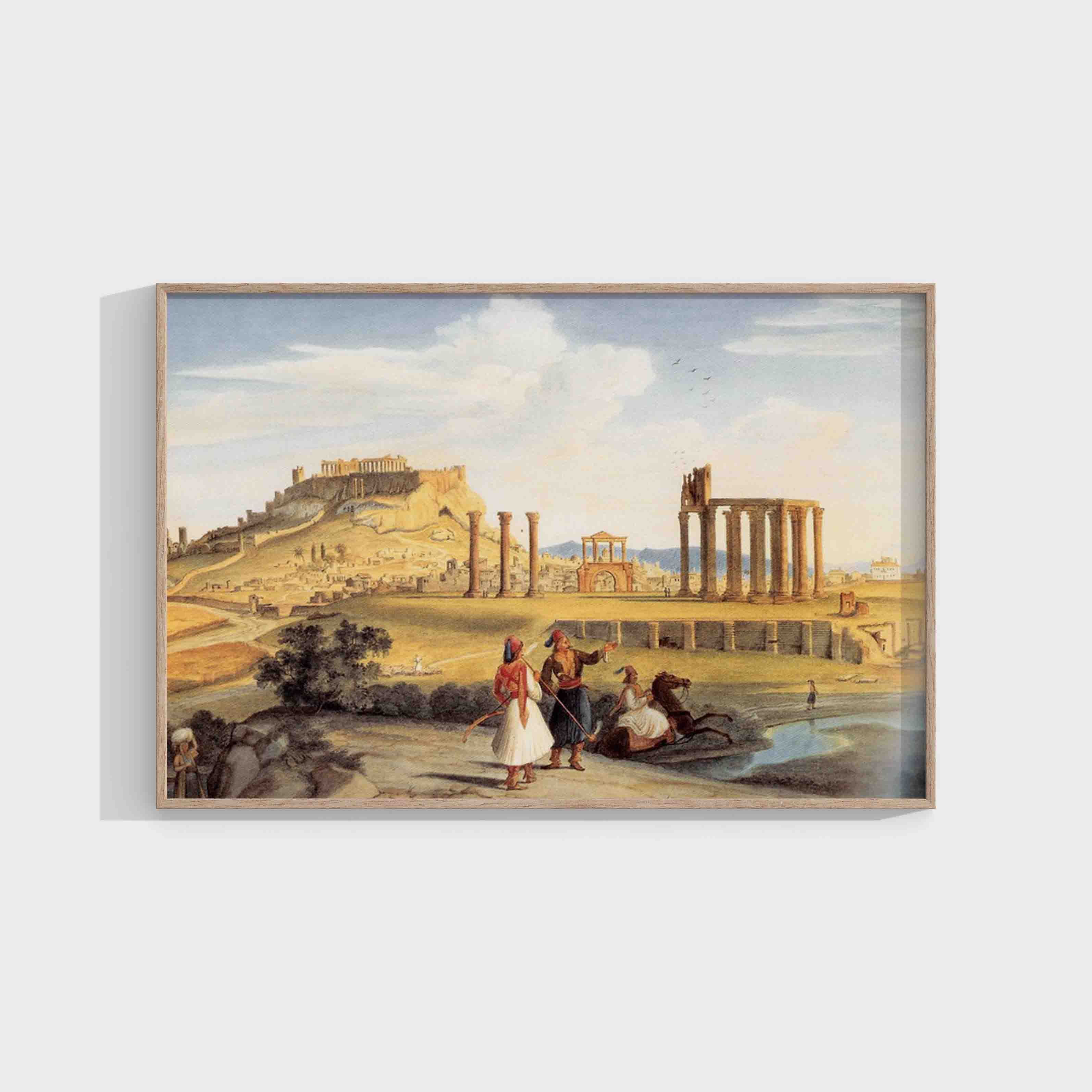 Johann Michael Wittmer: Athens, Temple of Zeus
