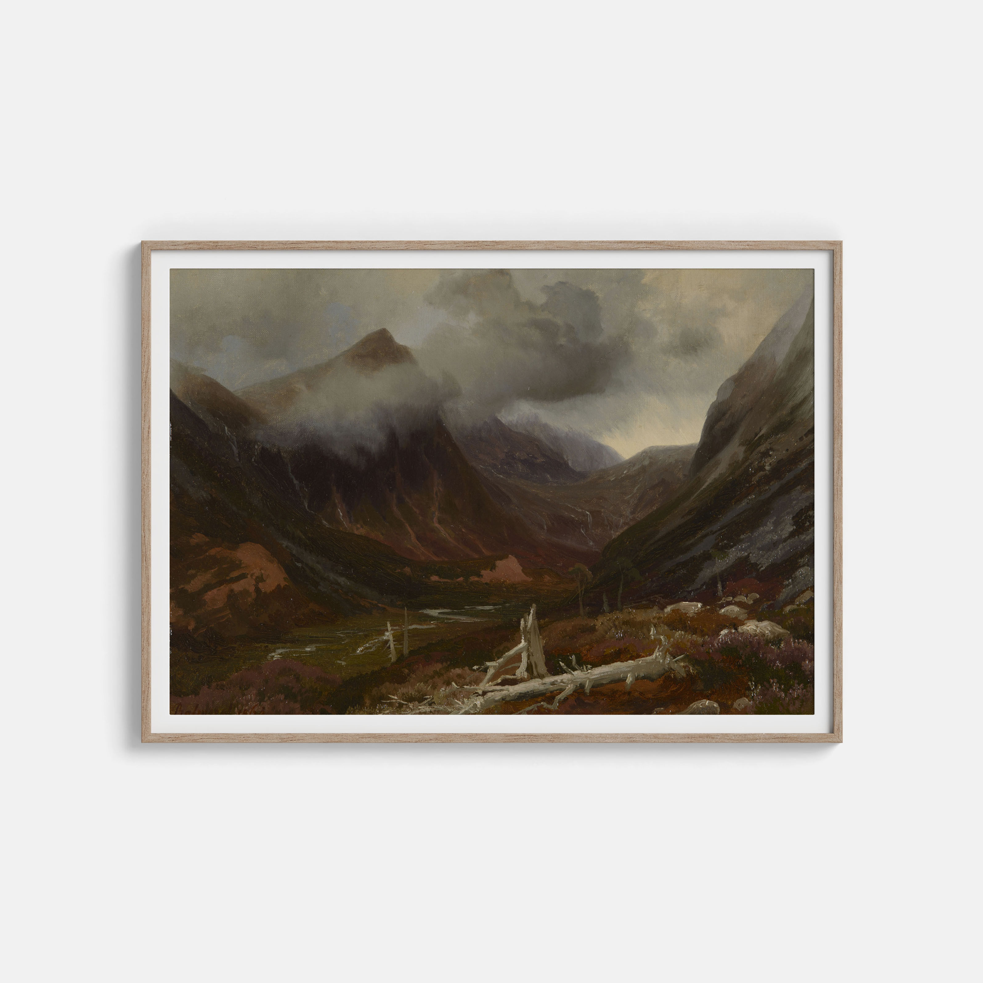 August Becker : A View in Glen Derry Wall Art & Decor