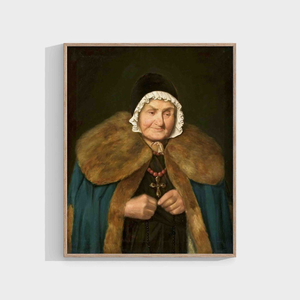 Aleksander Kotsis : The Old woman with a rosary