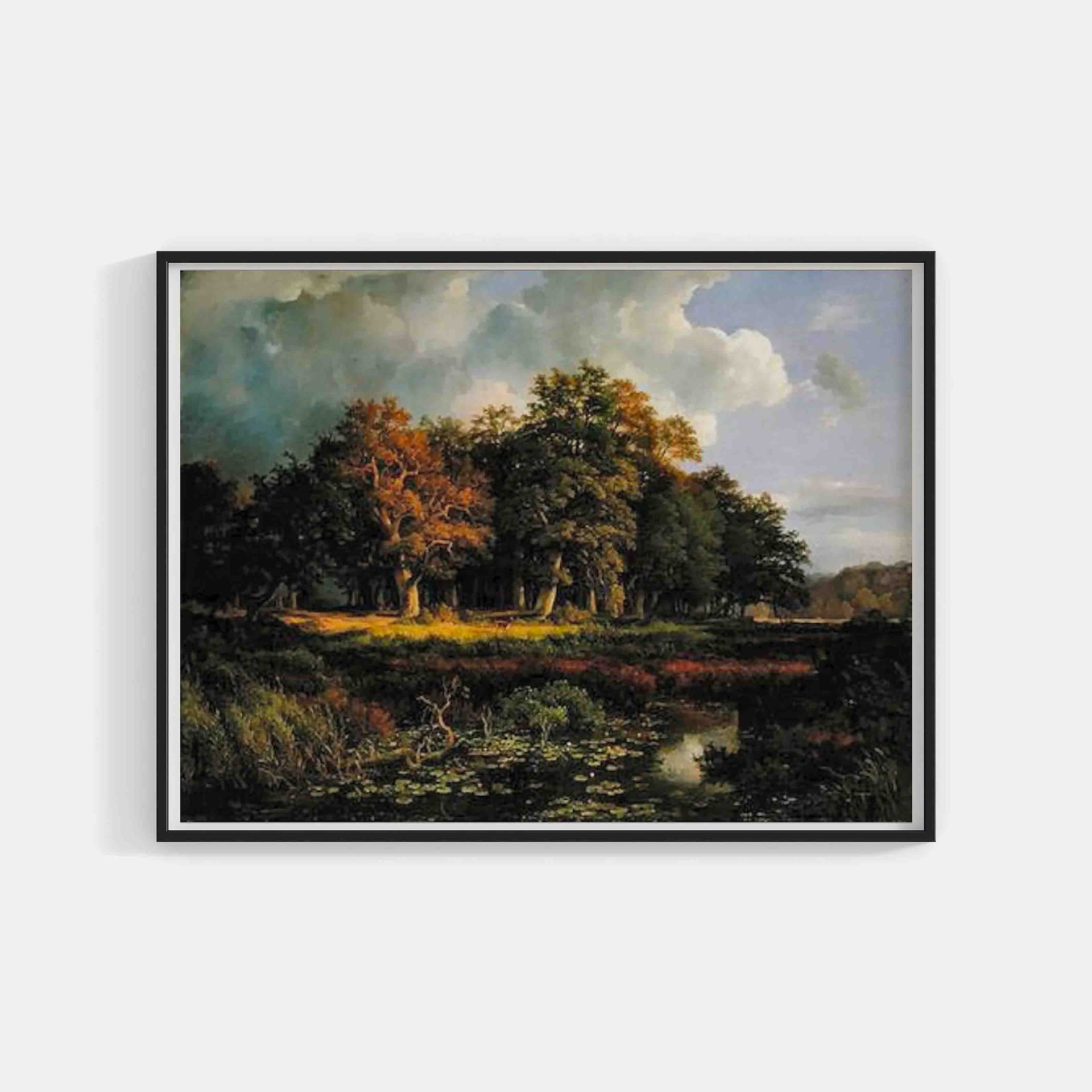 Adolph Friedrich Vollmer: The Stangenmühlengrund in the Saxony Forest