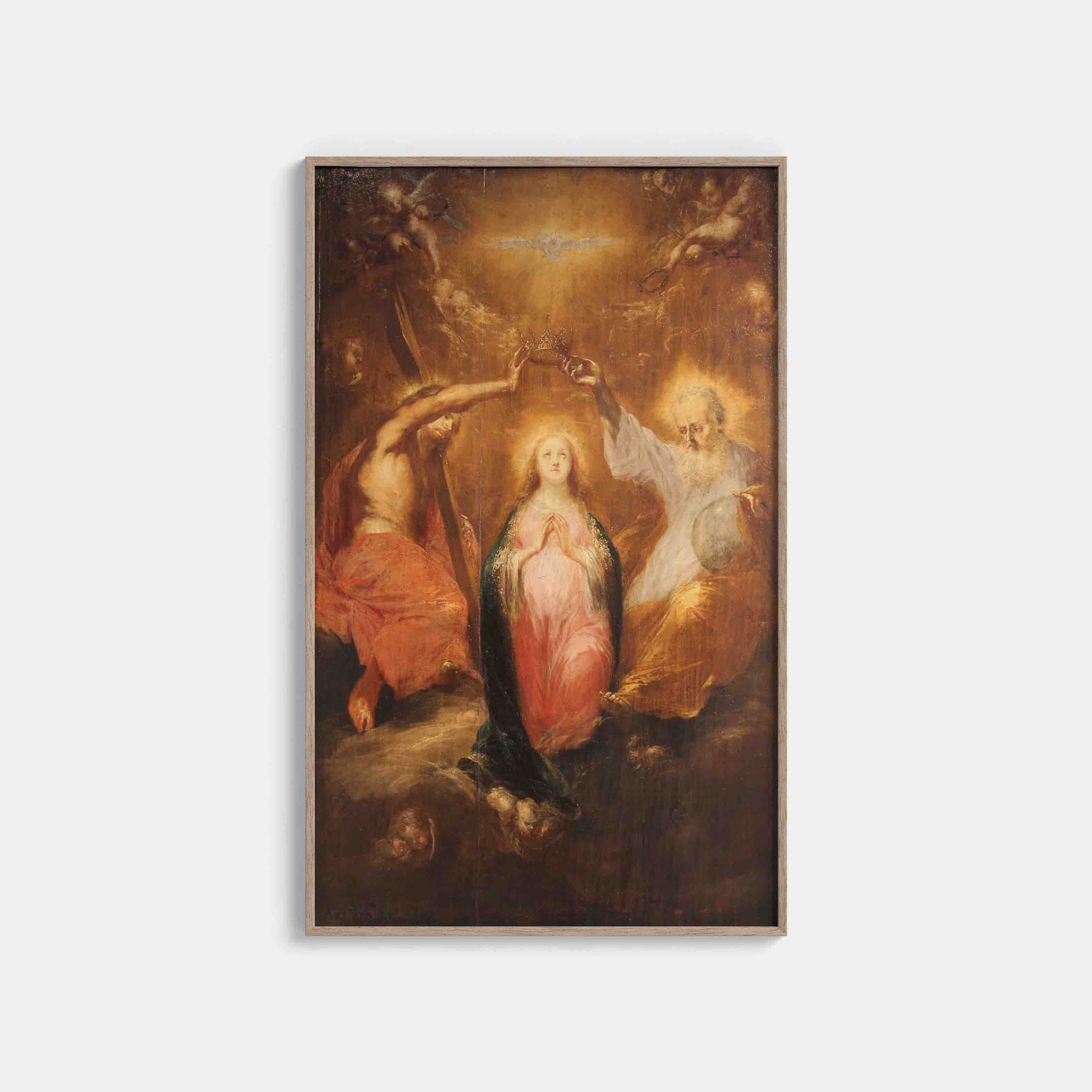 Michael Willmann : he Coronation of Virgin Mary