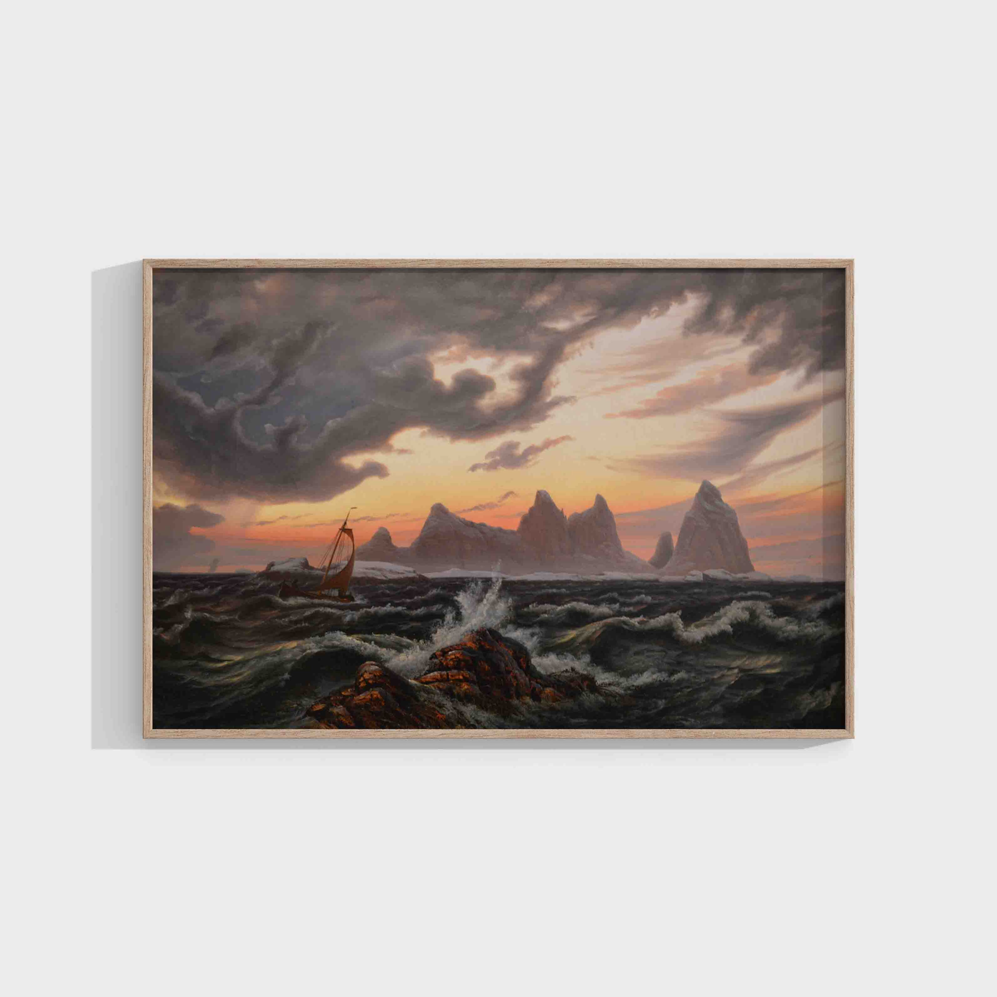 Knud Baade: The Island of Træna in Nordland Coastal Landscape Wall Art & Decor