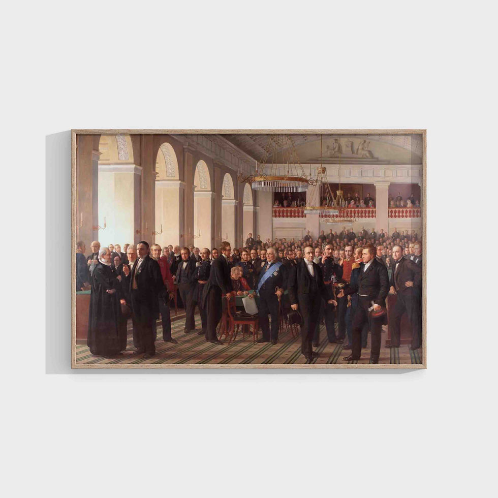 Constantin Hansen : The Danish Constituent Assembly