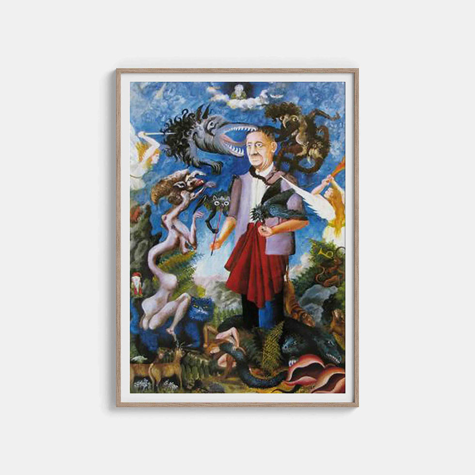 Teofil Ociepka, Self-portrait, 1960