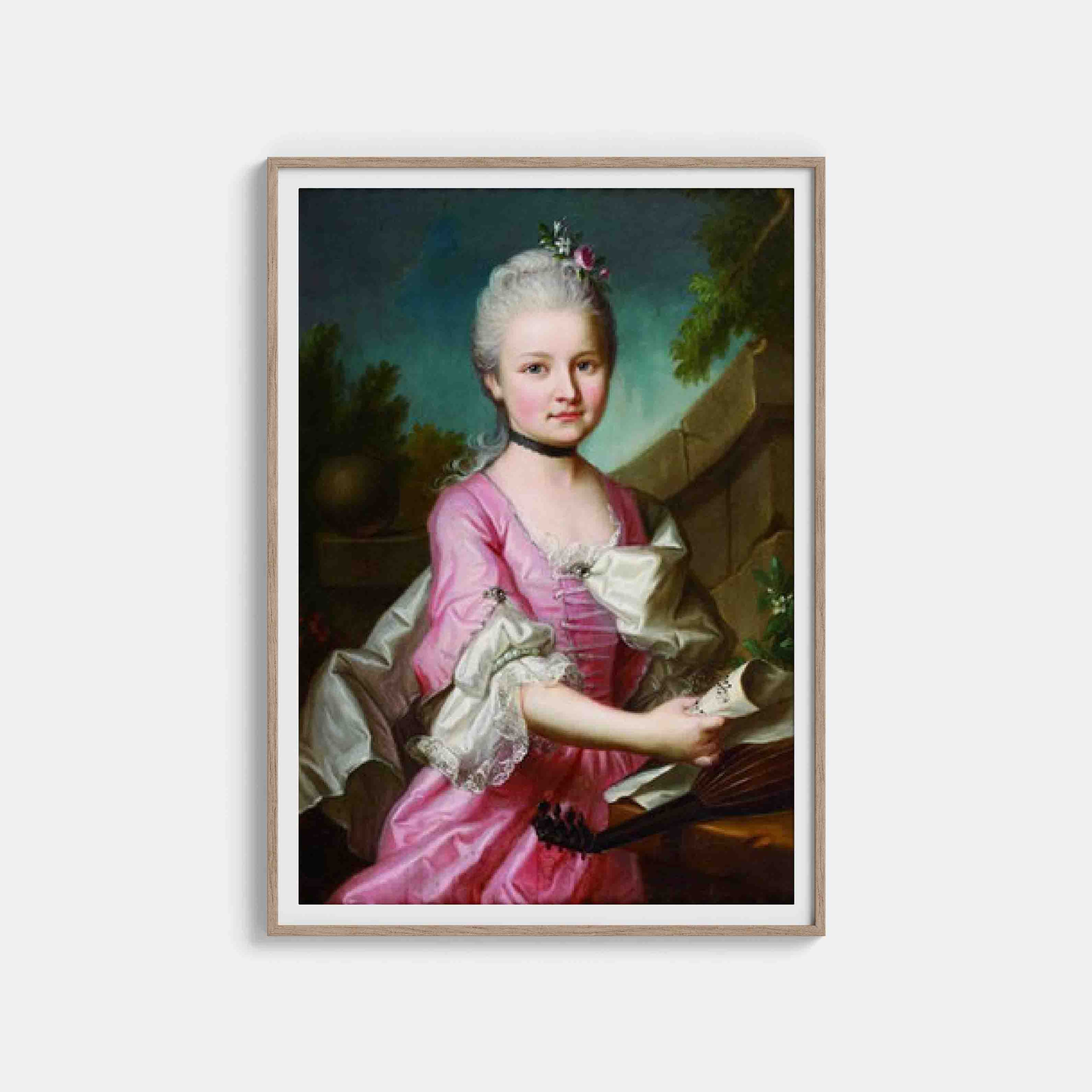 Jakob Emanuel Handmann : Portrait of a young musician