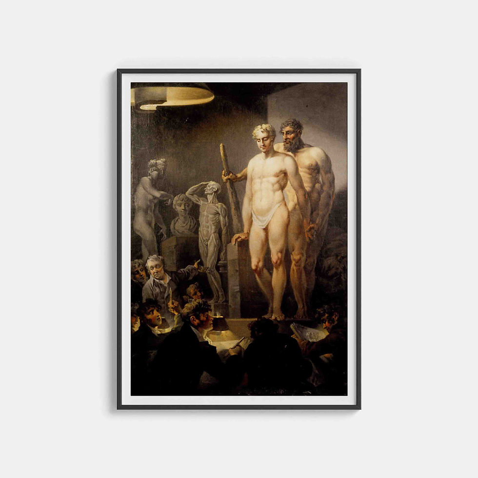 Christian August Lorentzen Model Class at the Copenhagen Academy of Arts