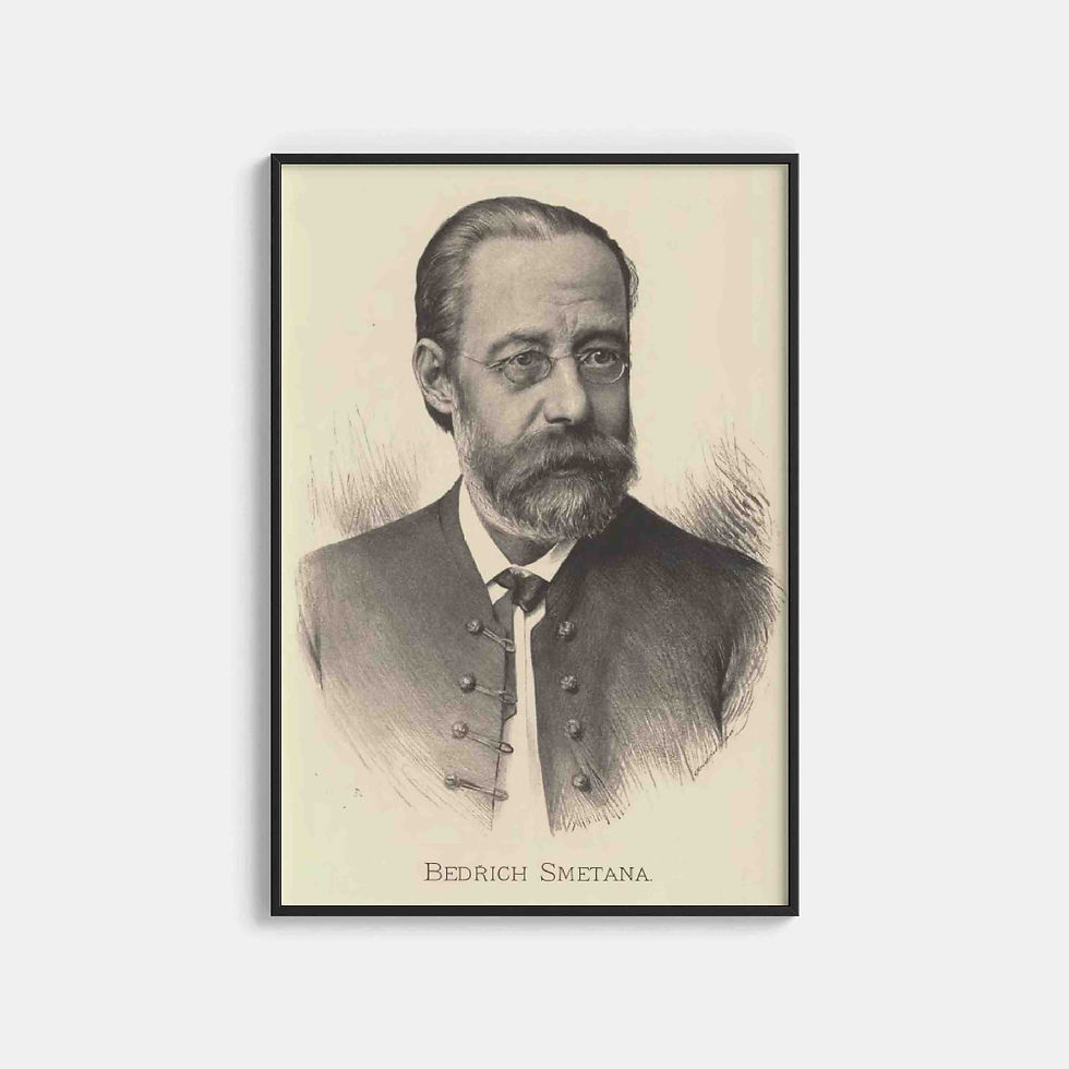 Jan Vilímek : Portrait of Bedřich Smetana