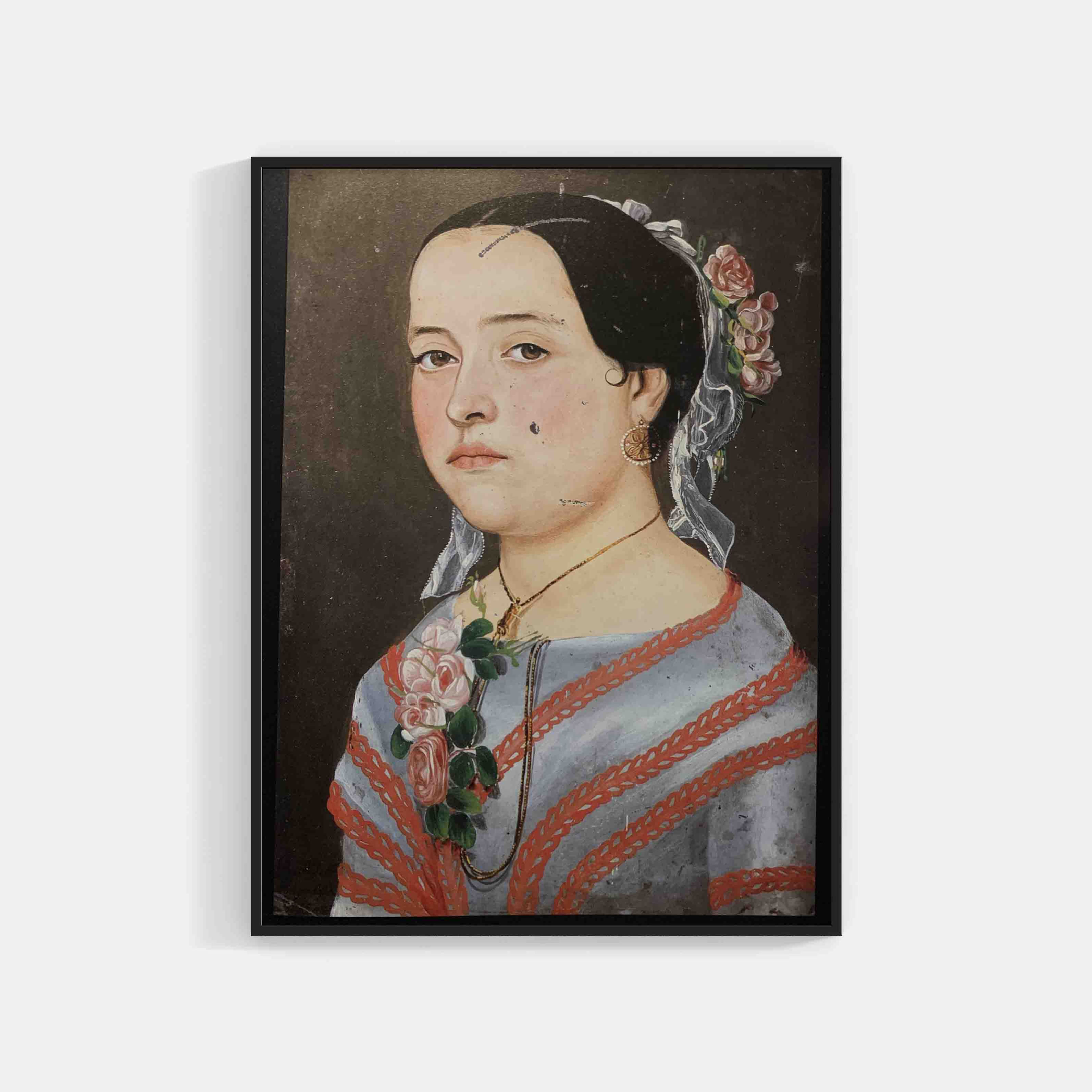 Hermenegildo Bustos : Francisca Valdivia  1856