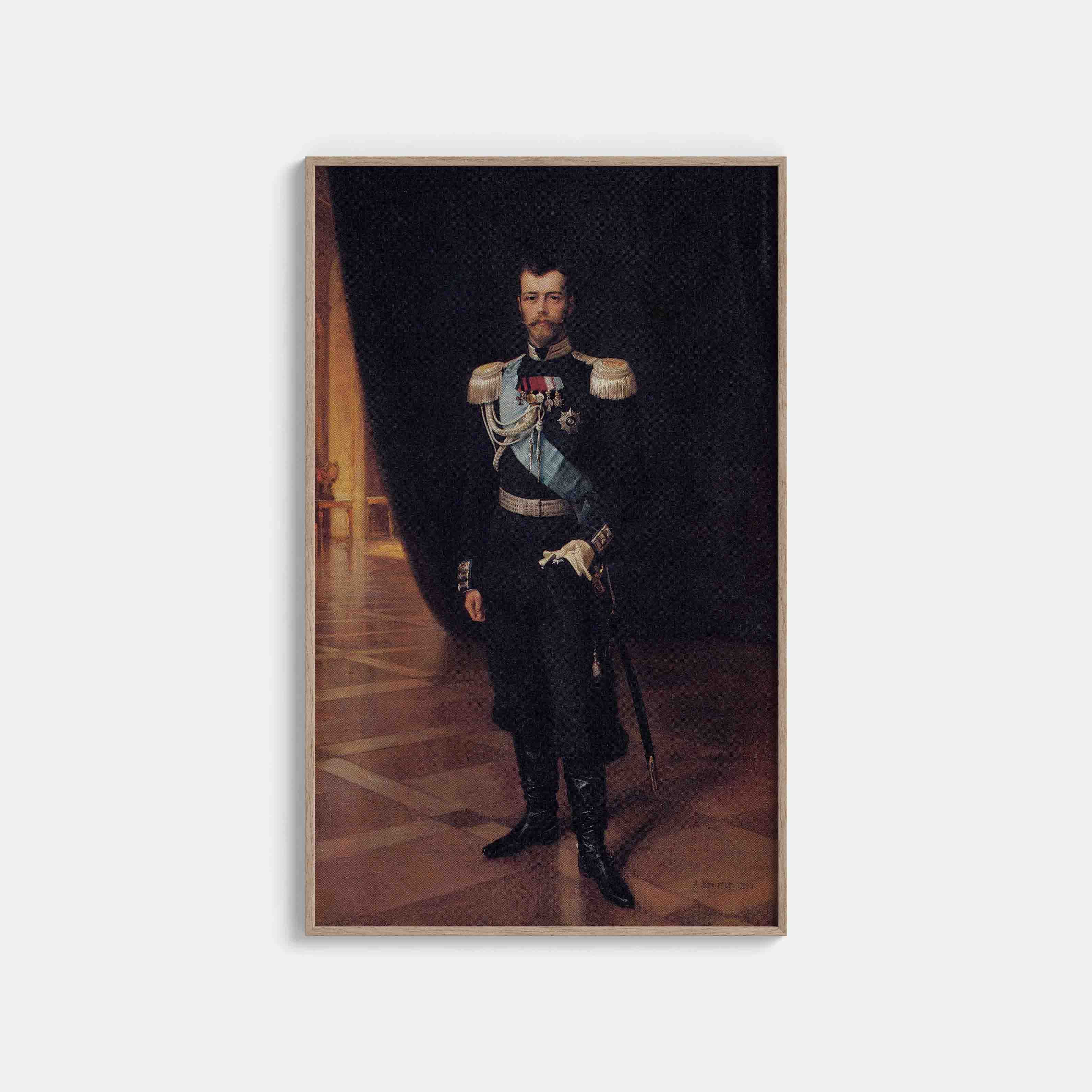 Albert Edelfelt Portrait Nicholas II by Edelfelt