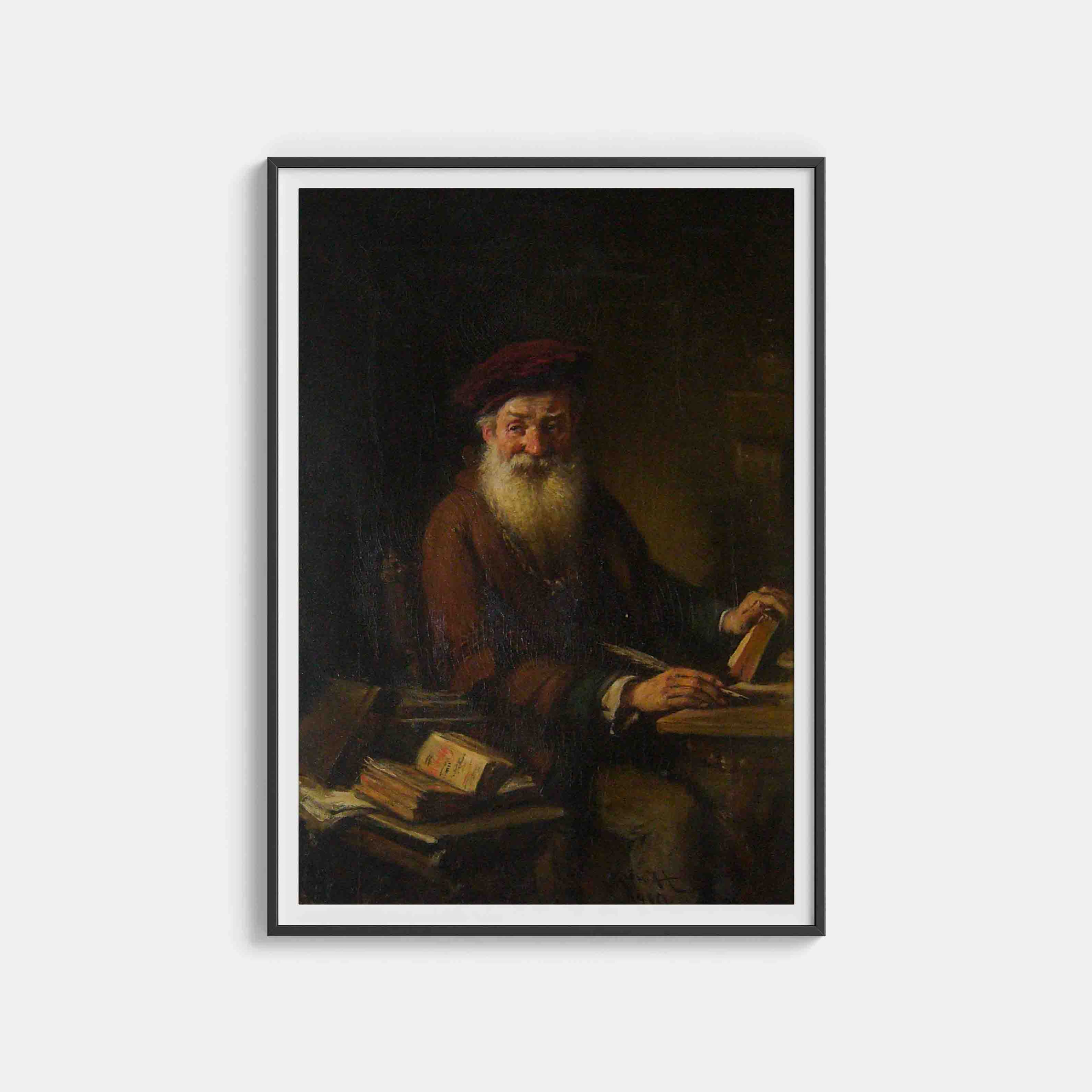 Hermann Armin Kern Self portrait