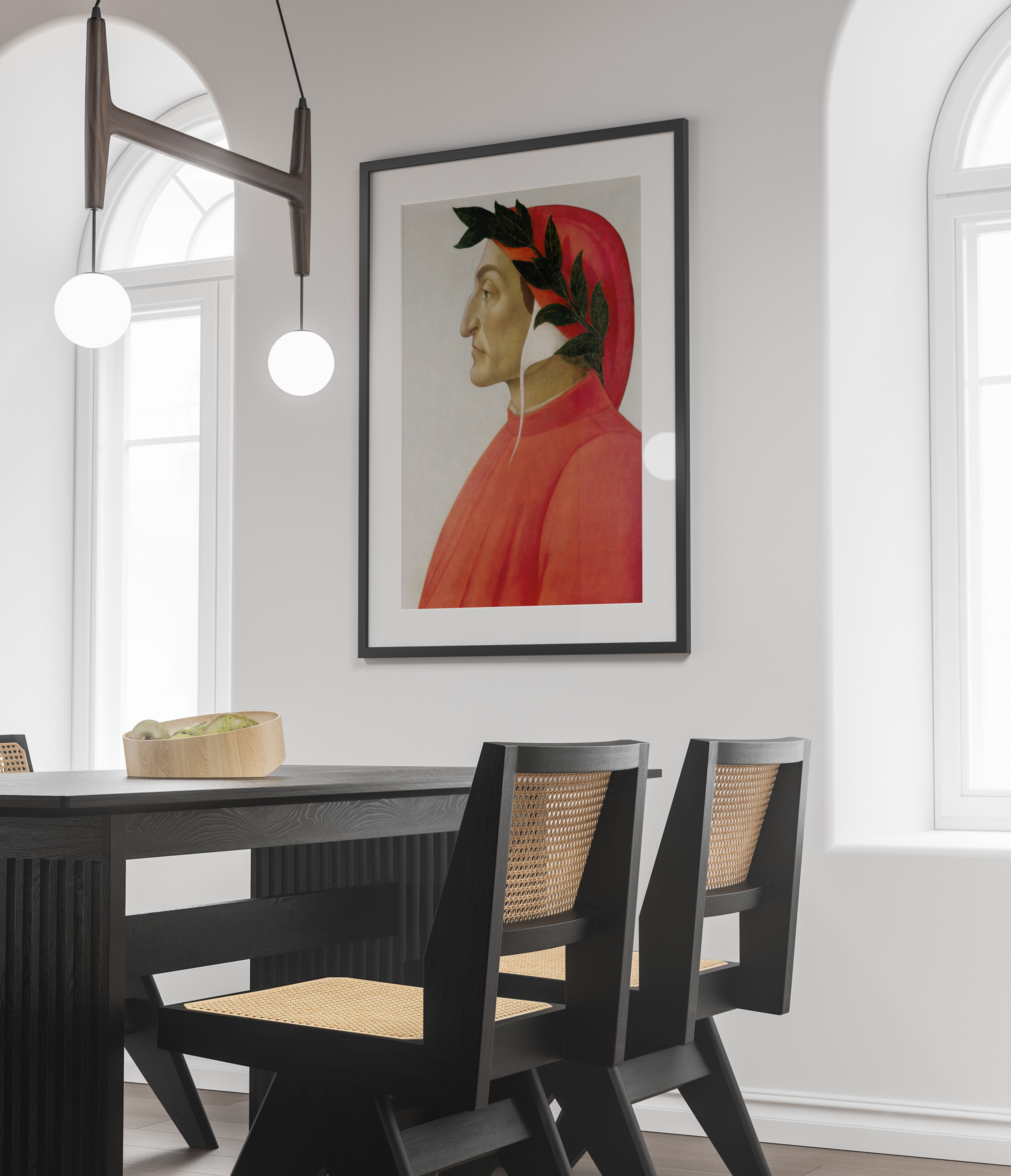 Sandro Botticelli: Portrait of Dante (1495) Art Print