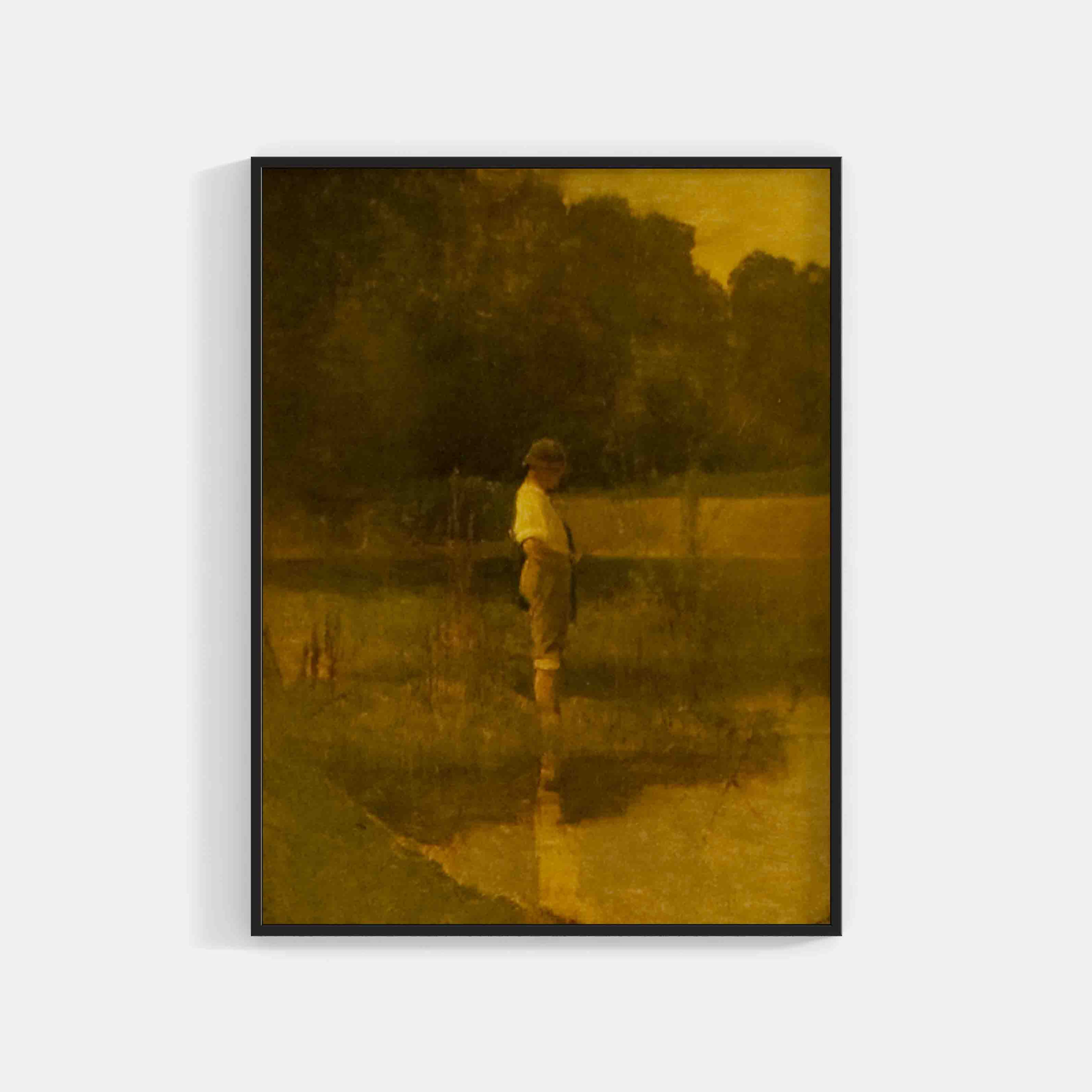 László Mednyánszky : Angling Boy