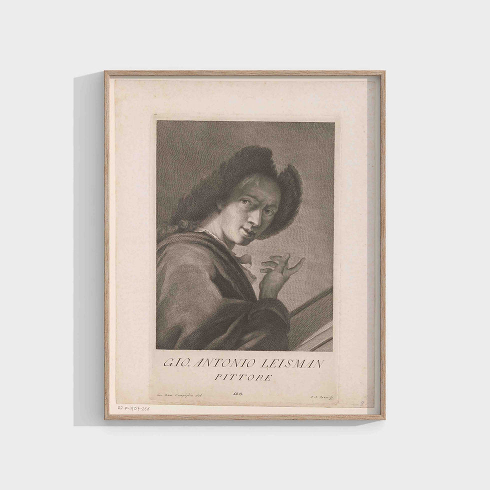 Portrait of artist Johann Anton Eismann