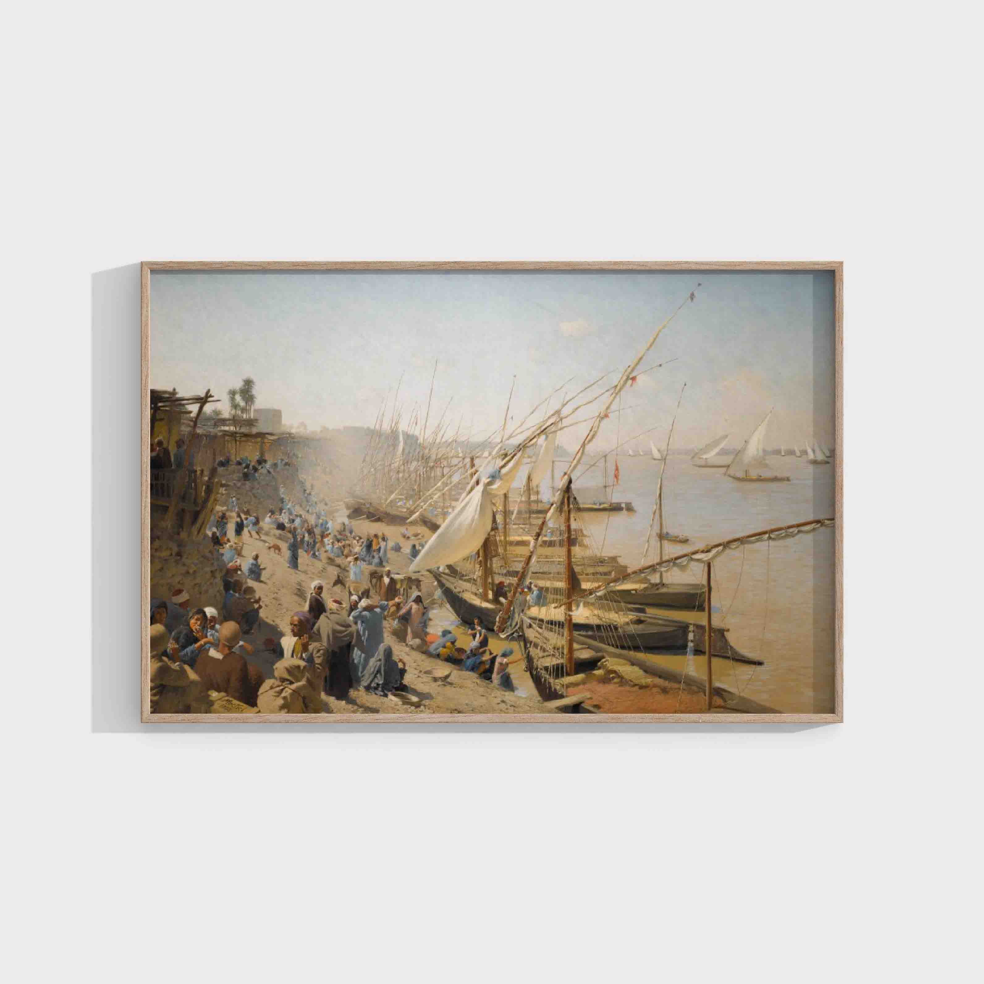 Arthur von Ferraris : The Nile at Bulak