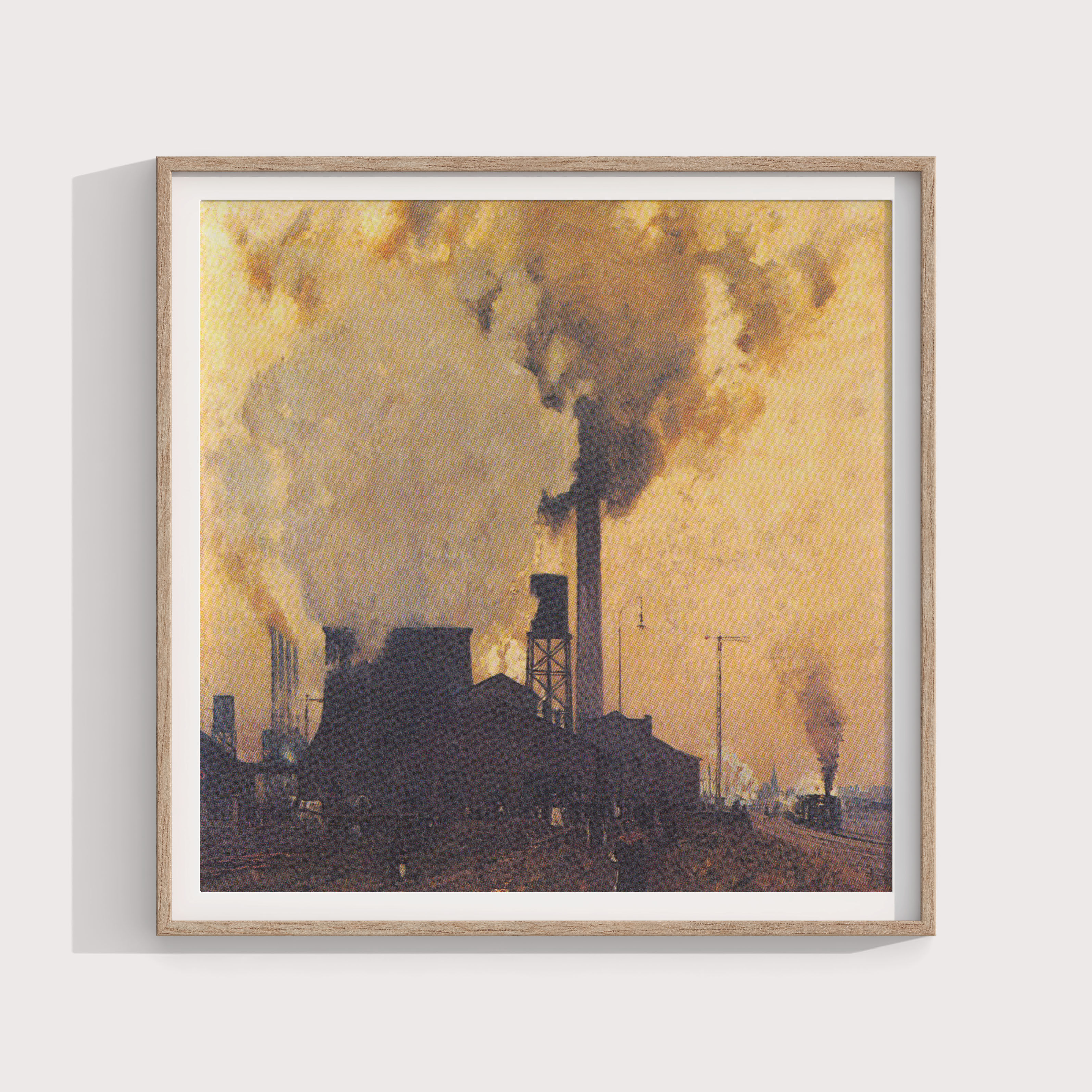 Eugen Bracht : Hoesch Iron and Steel Plant Wall Art & Decor