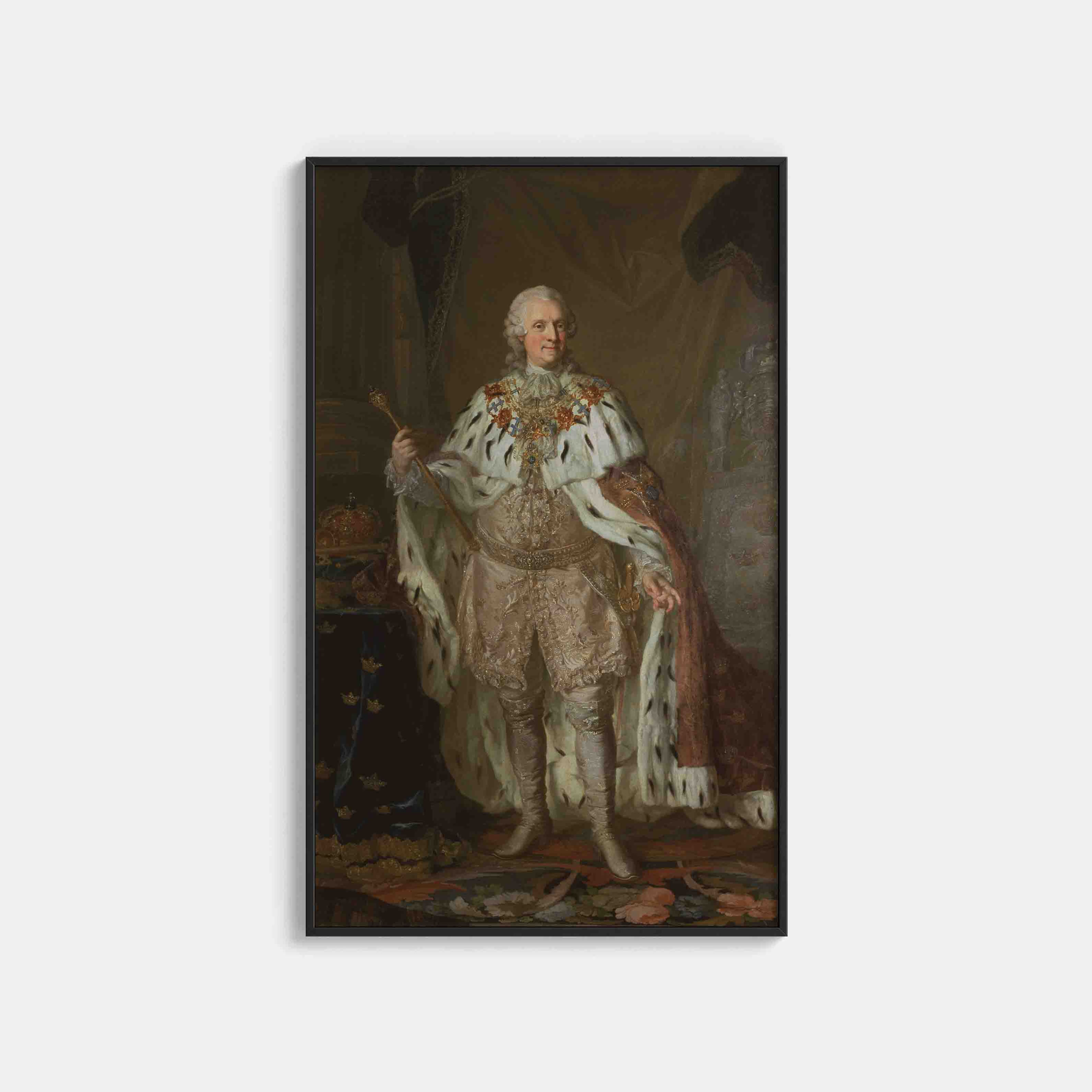 Lorens Pasch the Younger : King Adolf Friedrich of Sweden