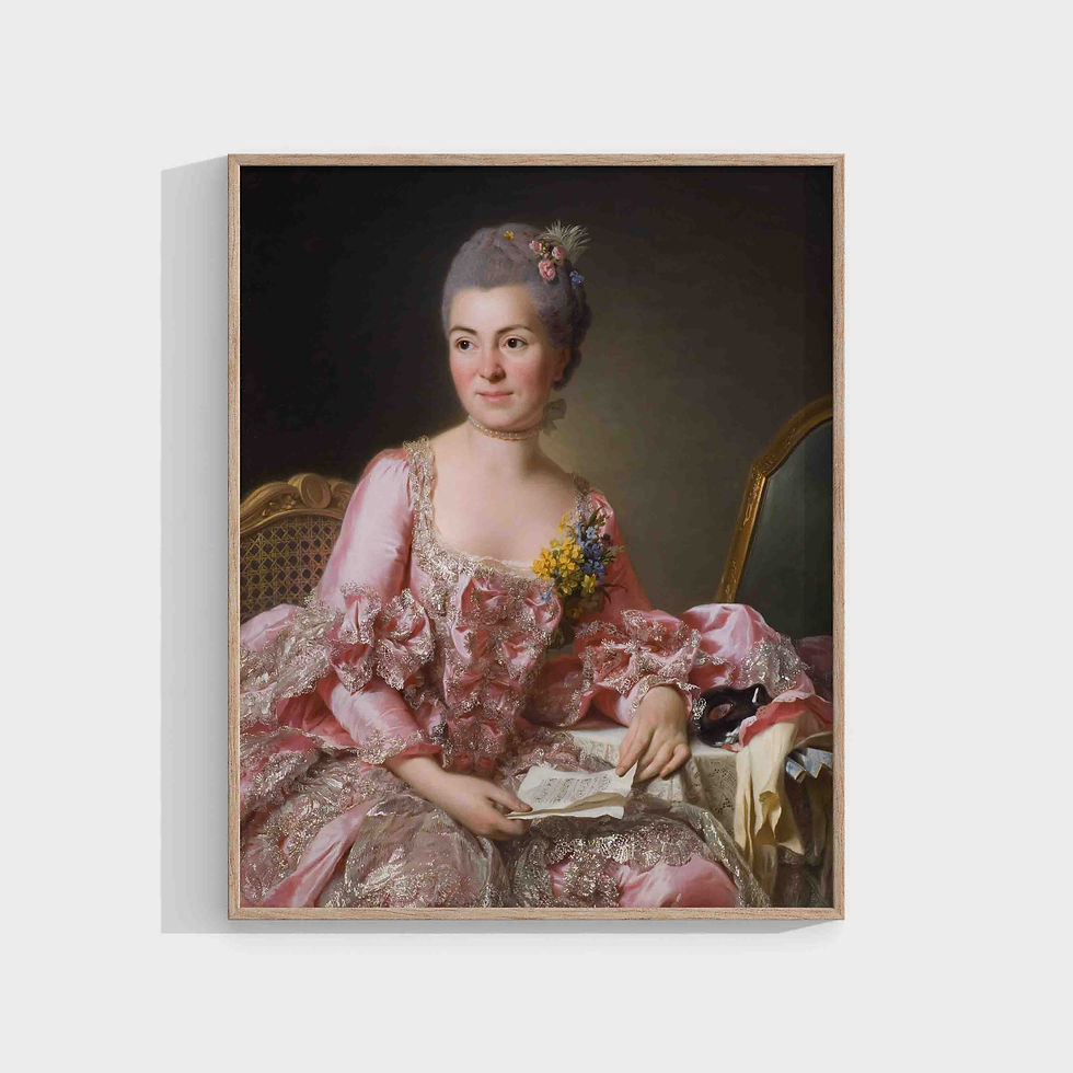 Alexander Roslin : The artist Marie Suzanne Giroust (wife of Alexander Roslin)