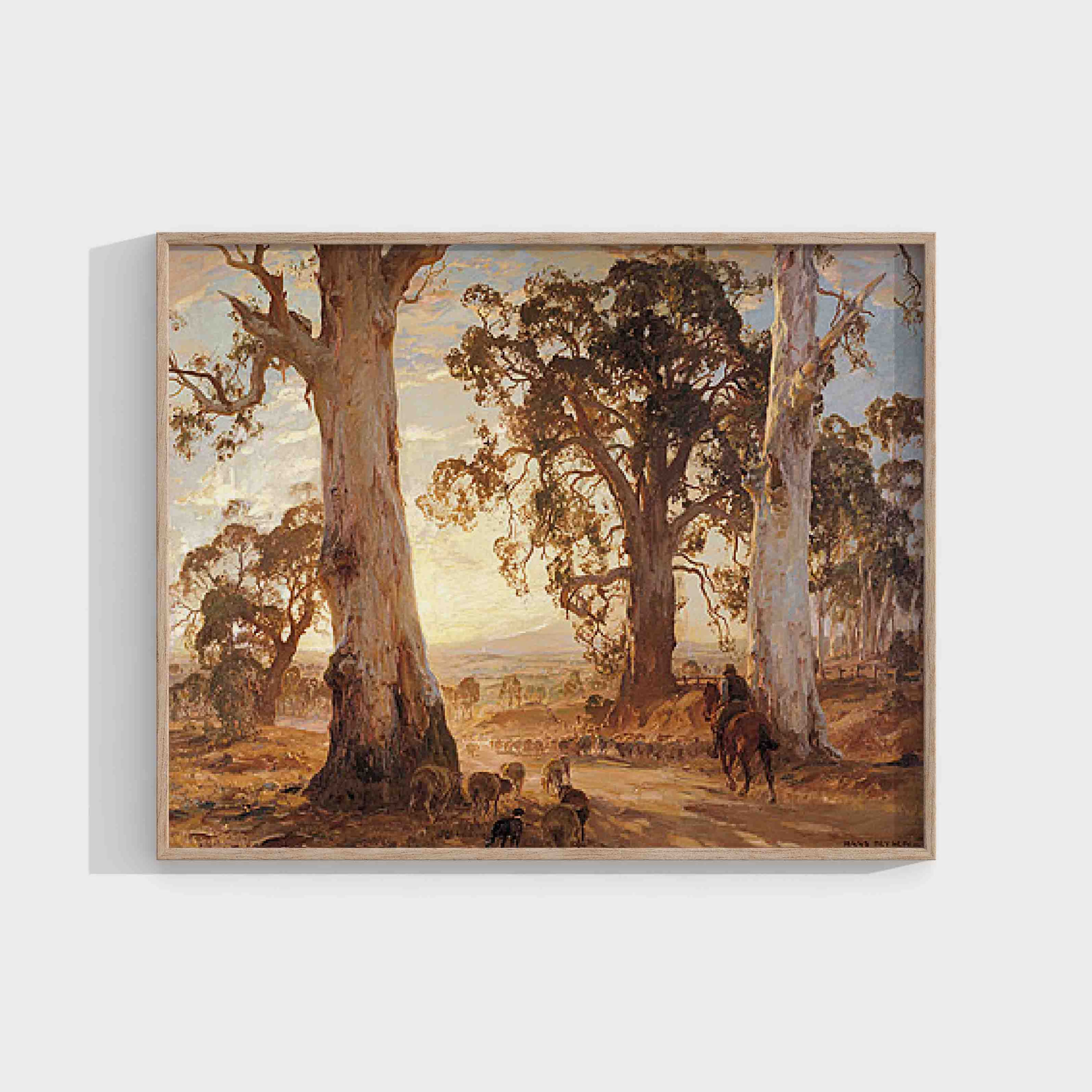 Hans Heysen : Droving into the Light