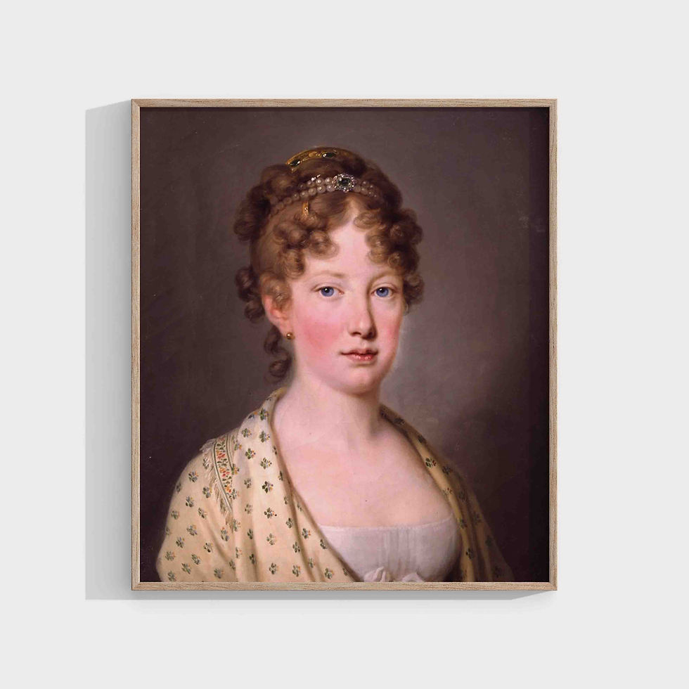 Joseph Kreutzinger : Portrait of Maria Leopoldina of Austria