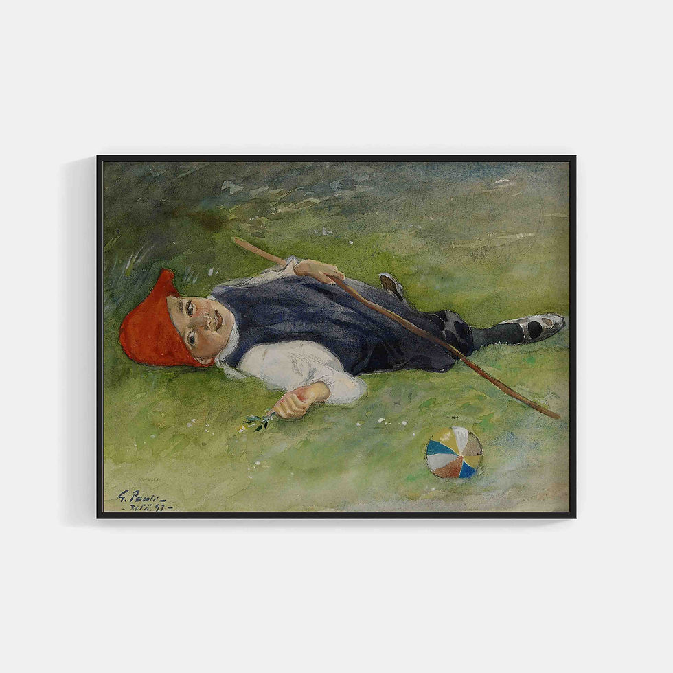 Georg Pauli : Göran in the green grass