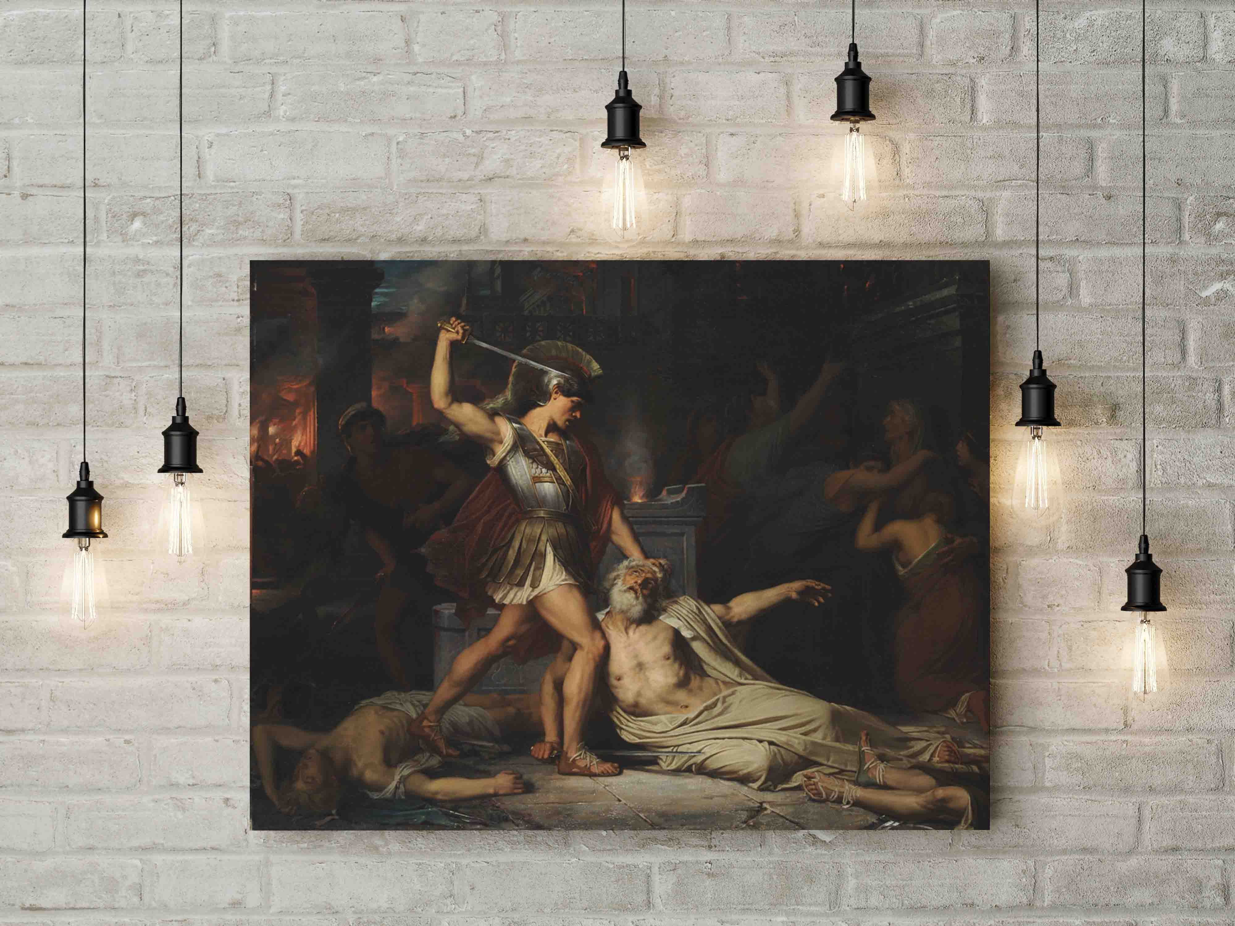 Death of Priam, by Jules Lefebvre