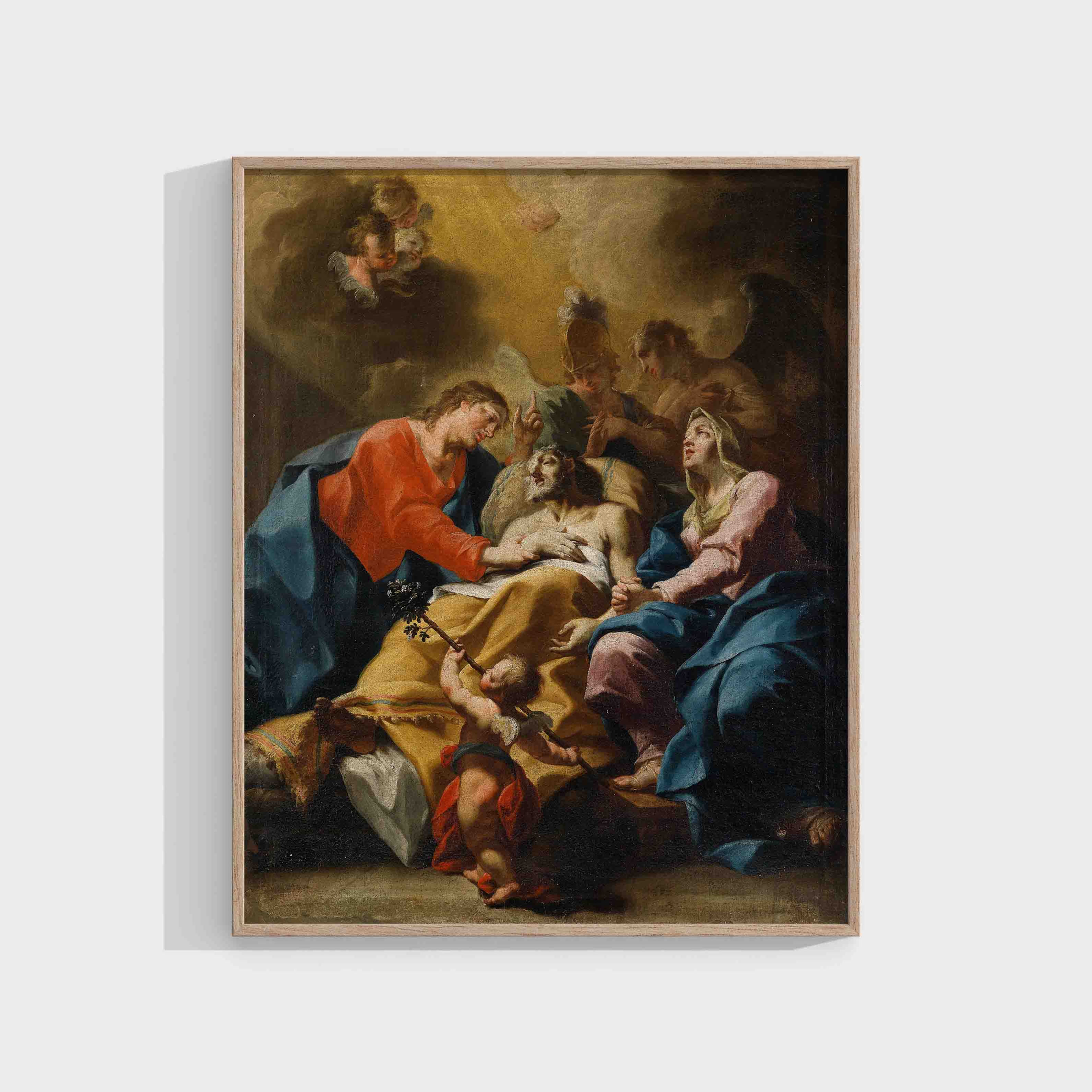 Bartolomeo Altomonte : The death of St. Joseph