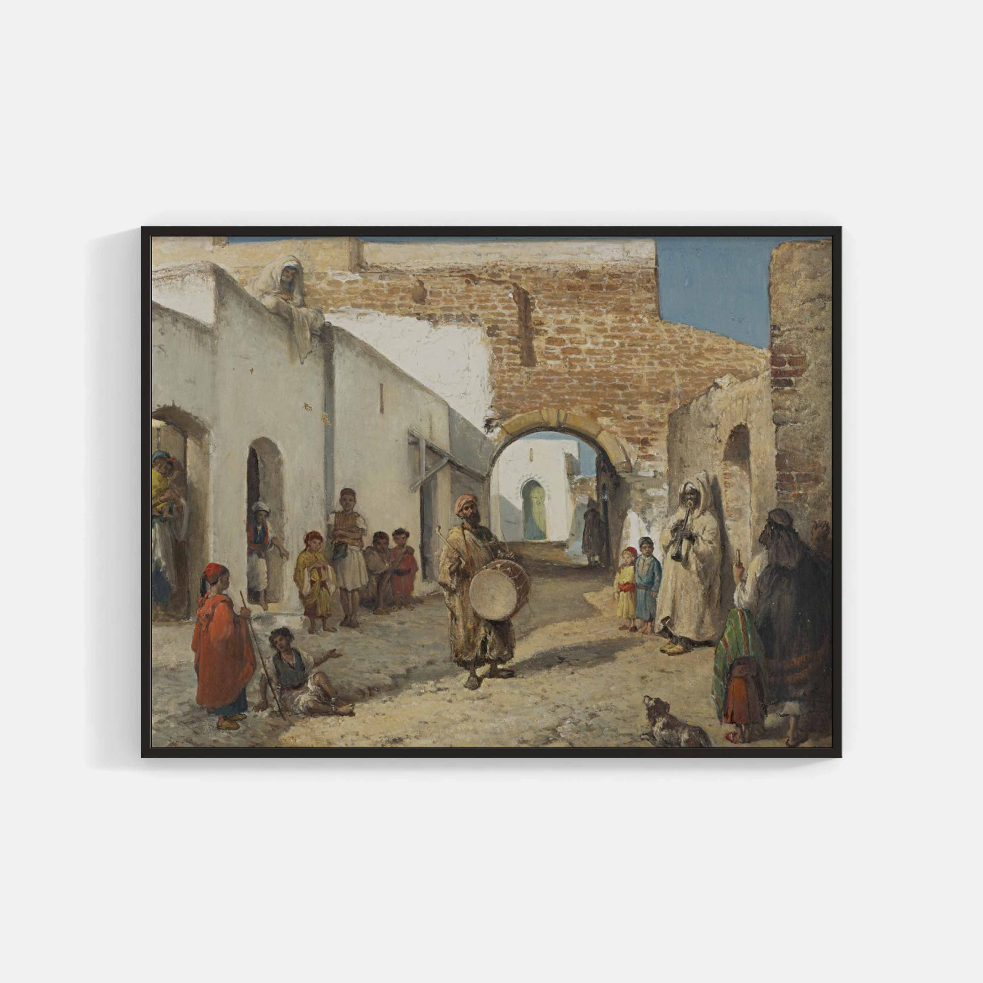 Victor Eeckhout: The musicians of Tangiers Wall art & Decor