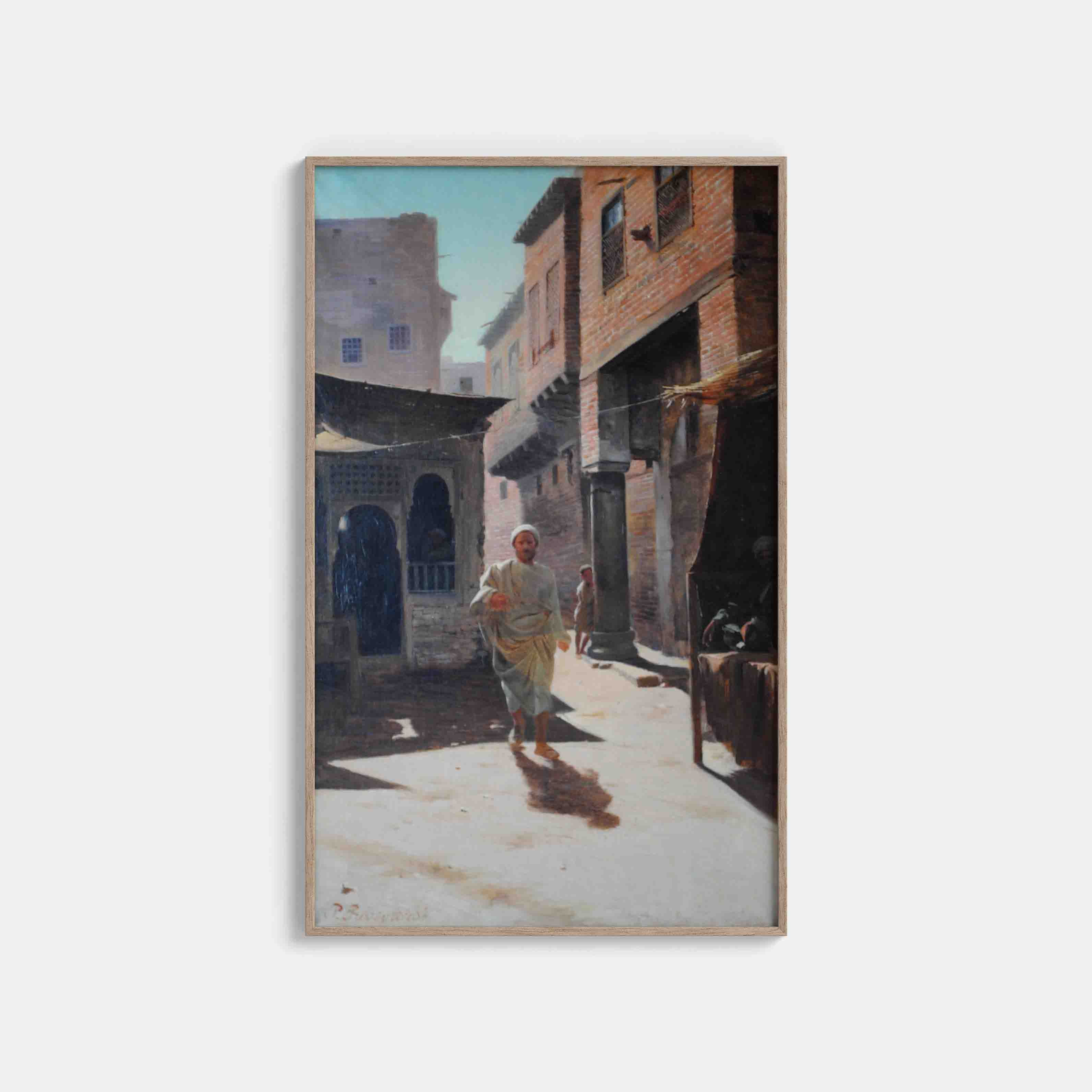 Pavlos Prosalentis : The Marketplace in Cairo