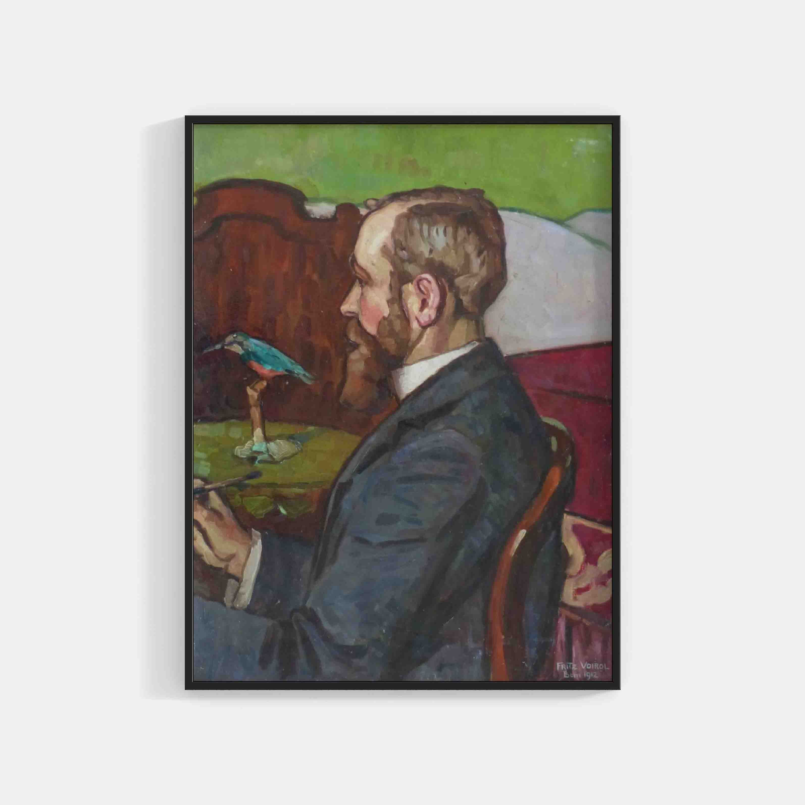 Portrait of a painter friend, 1912 (possibly Ernst Kreidolf)