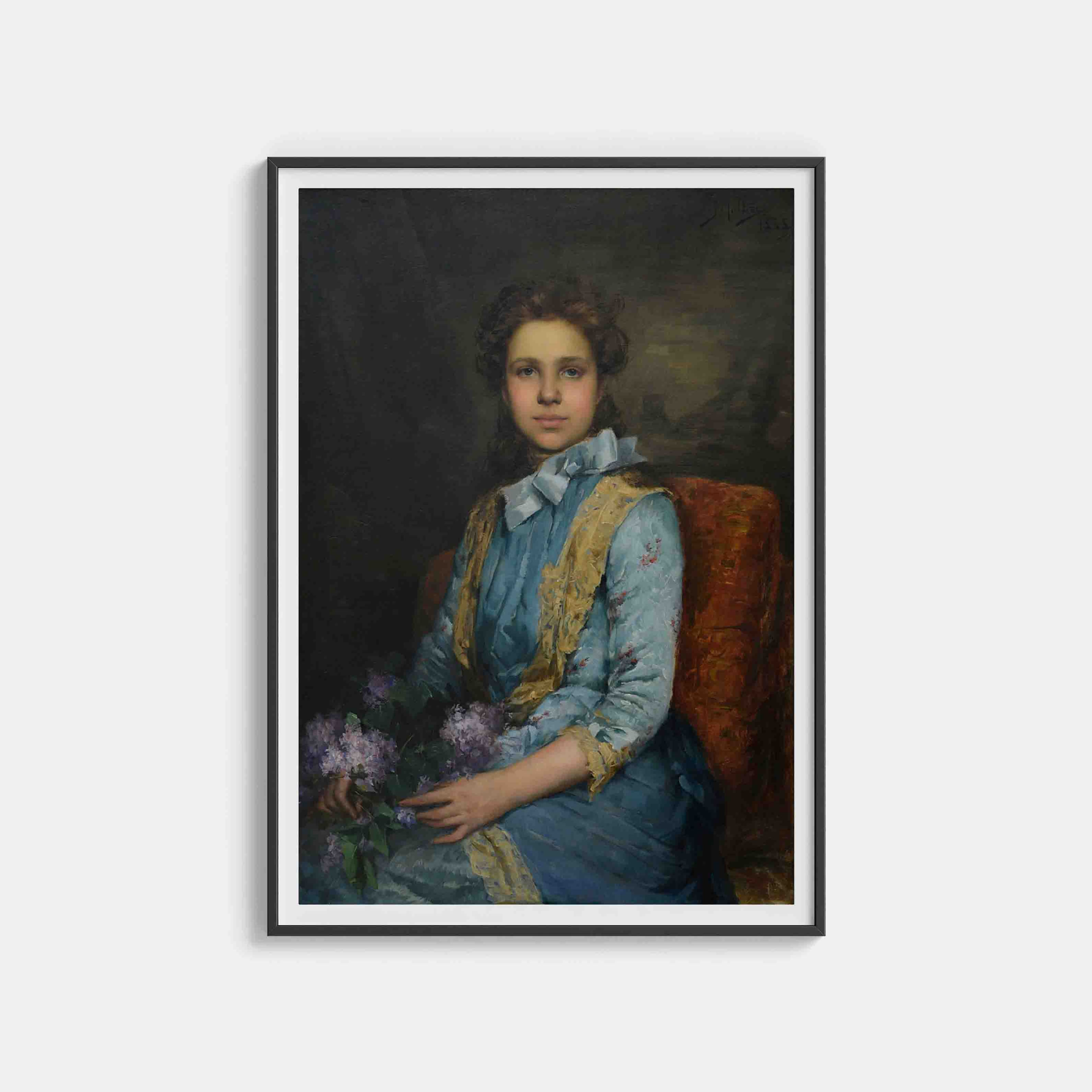 José Malhoa Portrait of Laura Sauvinet