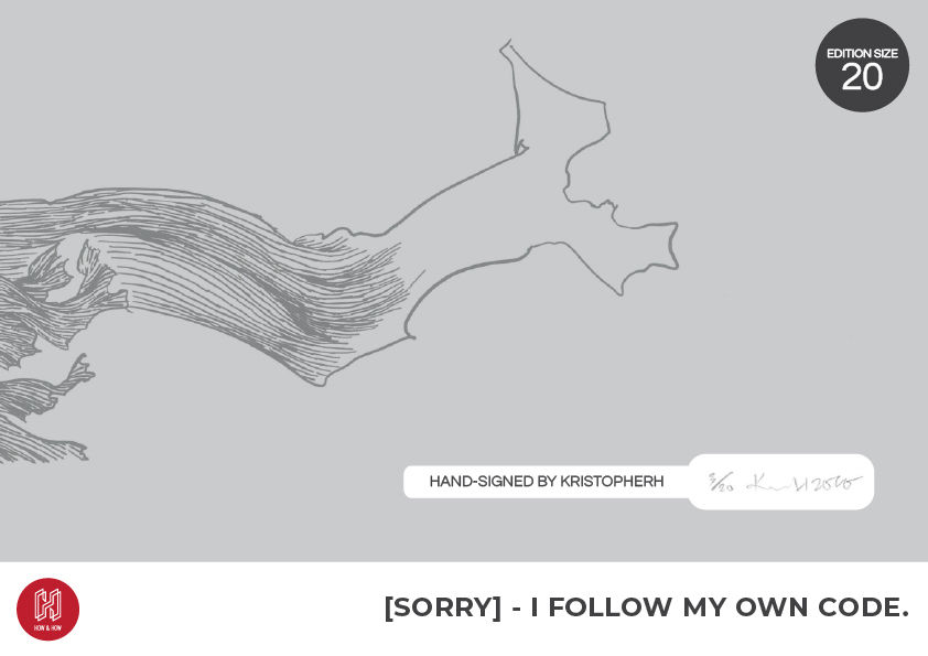 縮圖：[SORRY] - I FOLLOW MY OWN CODE.