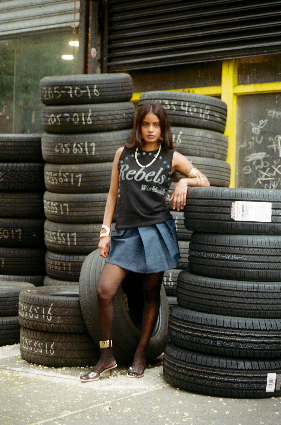 Thumbnail: Rebels Ribbed Knit Tank 