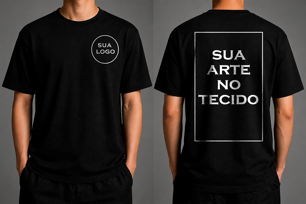 Miniatura: Camiseta Pretas personalizadas  /premium/100% algodão