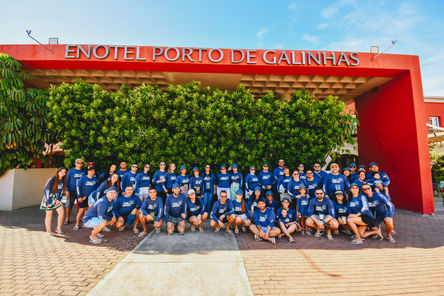 Equipe reunida Enotel Porto de Galinhas