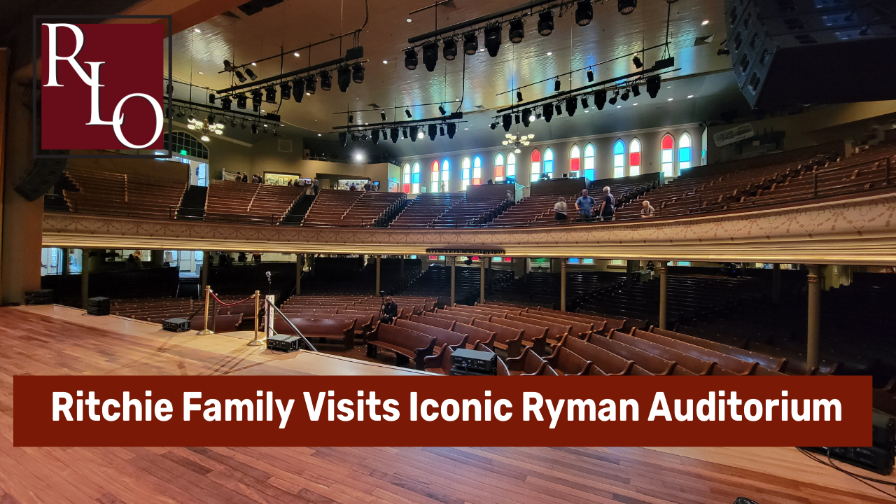 Ritchie Family Visits Iconic Ryman Auditorium in Nashville