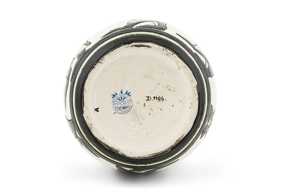 Thumbnail: 1159 BOCH FRERES KERAMIS - CHARLES CATTEAU - Vase Alfred