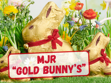 MJR "GOLD BUNNY’S"! Vier Pasen dit jaar samen met de GOLD BUNNY van Lindt en steun het MJR-team!