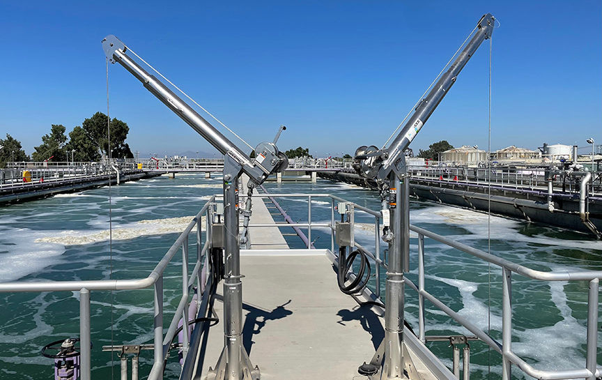 Wastewater Treatment Portable Cranes