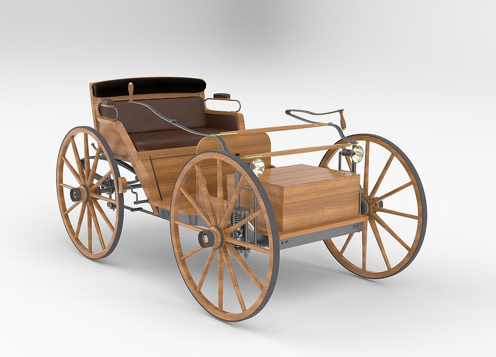 Flocken Elektrowagen, criado em 1888 pelo alemão Andreas Flocken