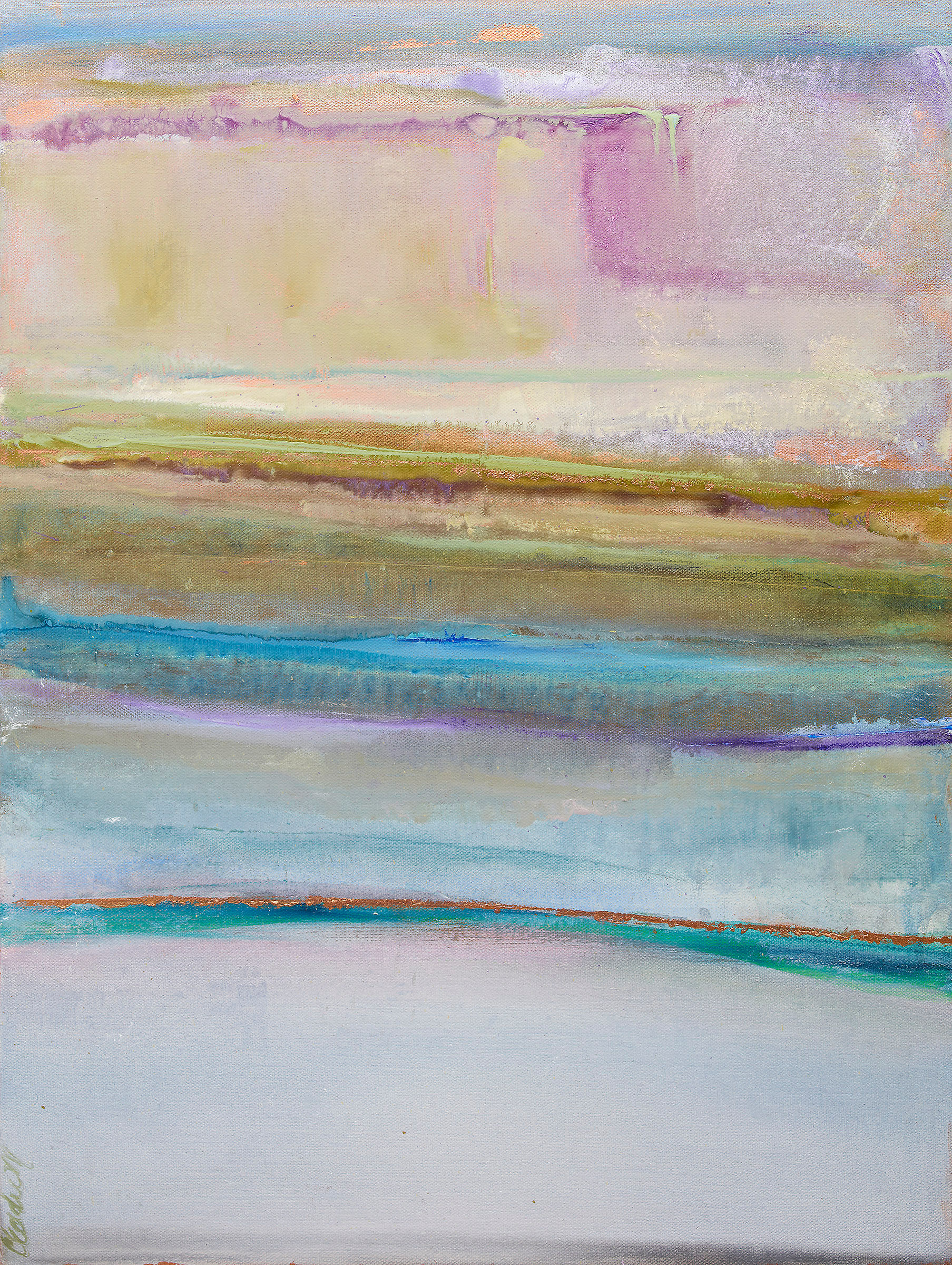 Textile Terrain 1 Original 18 x 24